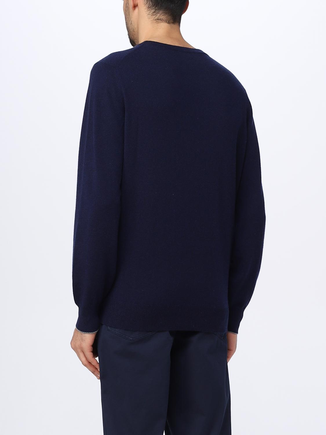 BRUNELLO CUCINELLI PULL: Pull homme Brunello Cucinelli, Bleu 1 - Img 3