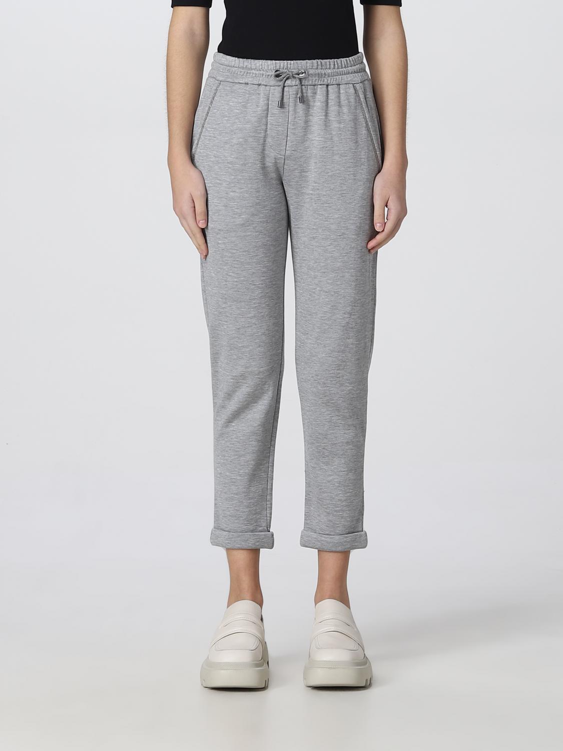BRUNELLO CUCINELLI HOSE: Hose damen Brunello Cucinelli, Grau - Img 1