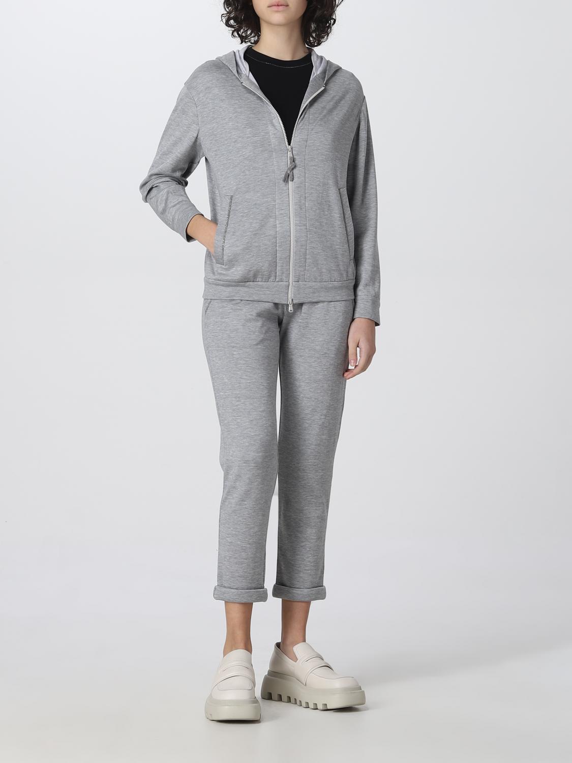 BRUNELLO CUCINELLI HOSE: Hose damen Brunello Cucinelli, Grau - Img 2