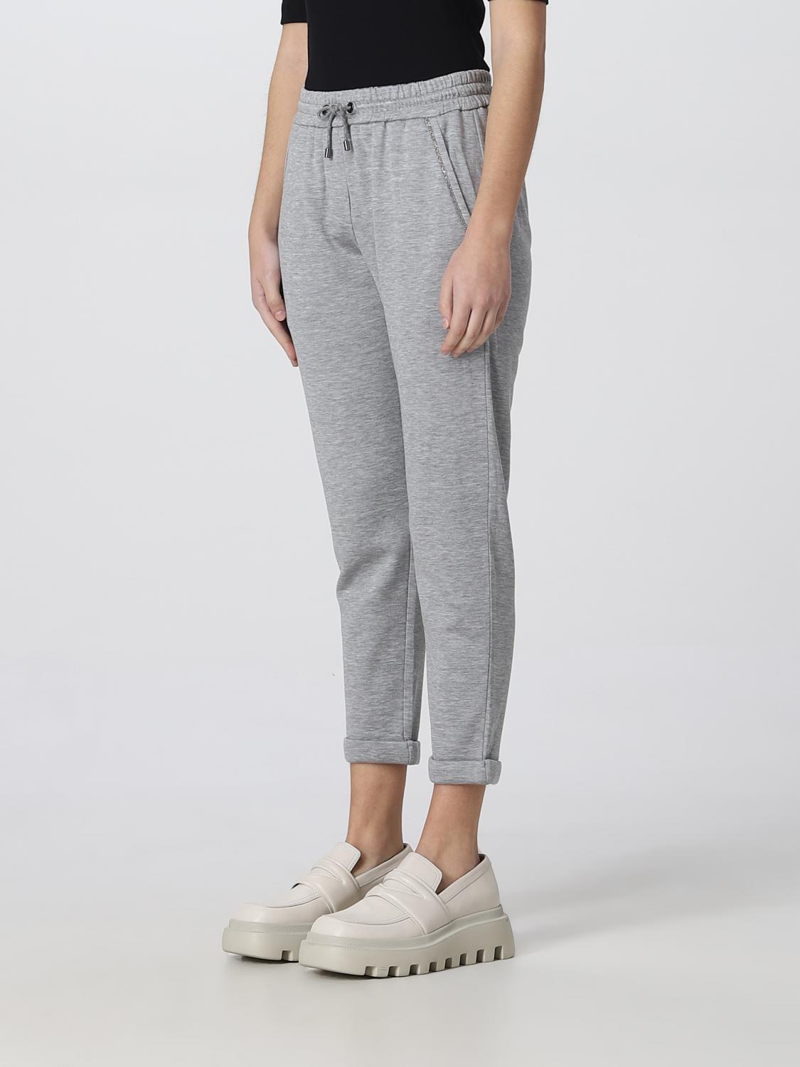 BRUNELLO CUCINELLI HOSE: Hose damen Brunello Cucinelli, Grau - Img 4