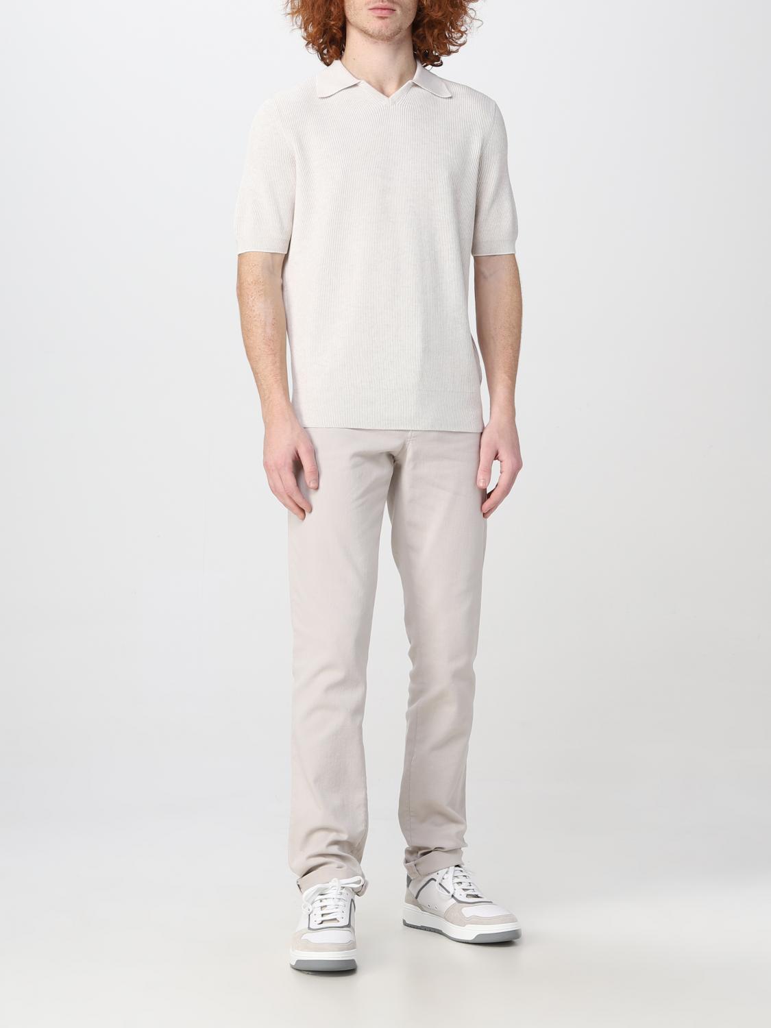 BRUNELLO CUCINELLI PANTS: Brunello Cucinelli pants in cotton, Beige - Img 2