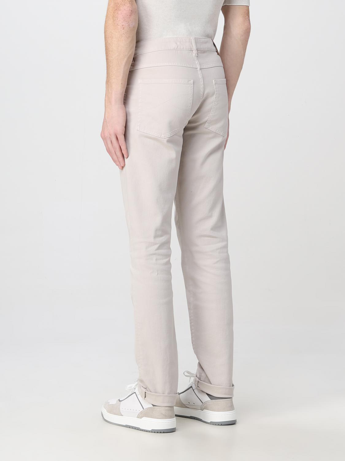BRUNELLO CUCINELLI PANTS: Brunello Cucinelli pants in cotton, Beige - Img 3