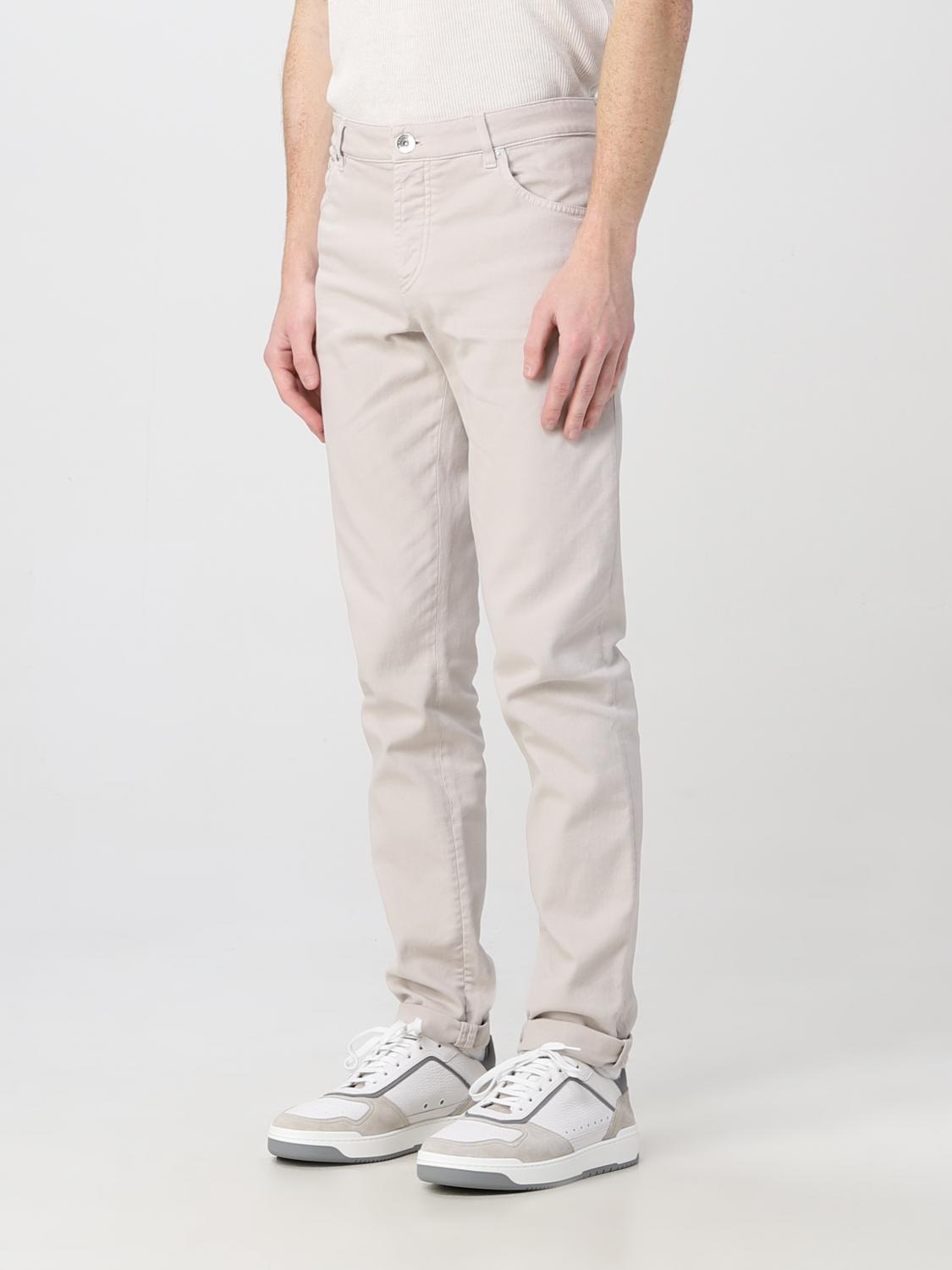 BRUNELLO CUCINELLI PANTS: Brunello Cucinelli pants in cotton, Beige - Img 4