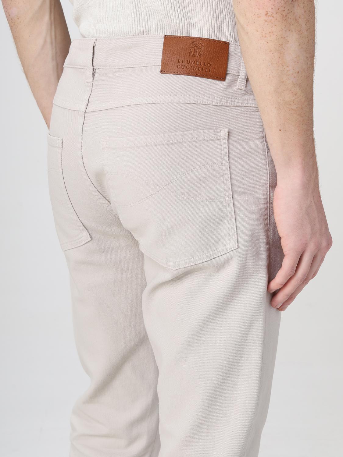 BRUNELLO CUCINELLI PANTS: Brunello Cucinelli pants in cotton, Beige - Img 5