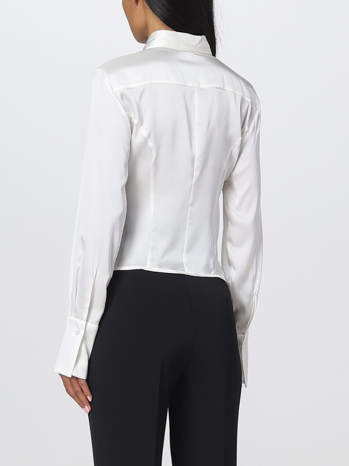 PINKO CAMICIA: Camicia Pinko in raso , Bianco - Img 2