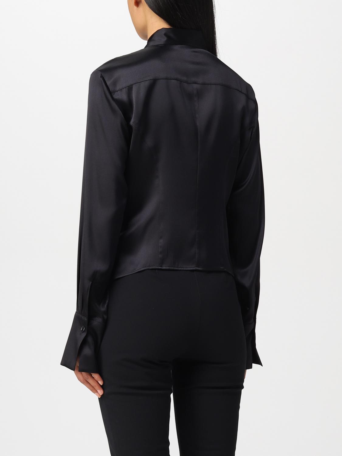 PINKO HEMDBLUSE: Hemdbluse damen Pinko, Schwarz - Img 2