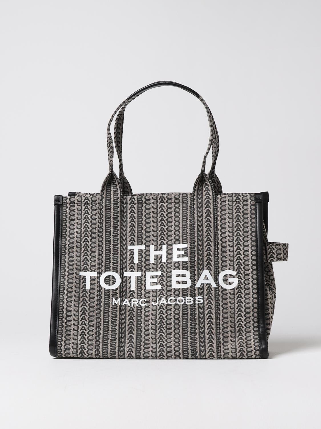 MARC JACOBS BORSA TOTE: Borsa The Tote Bag Marc Jacobs in tessuto, Beige - Img 1