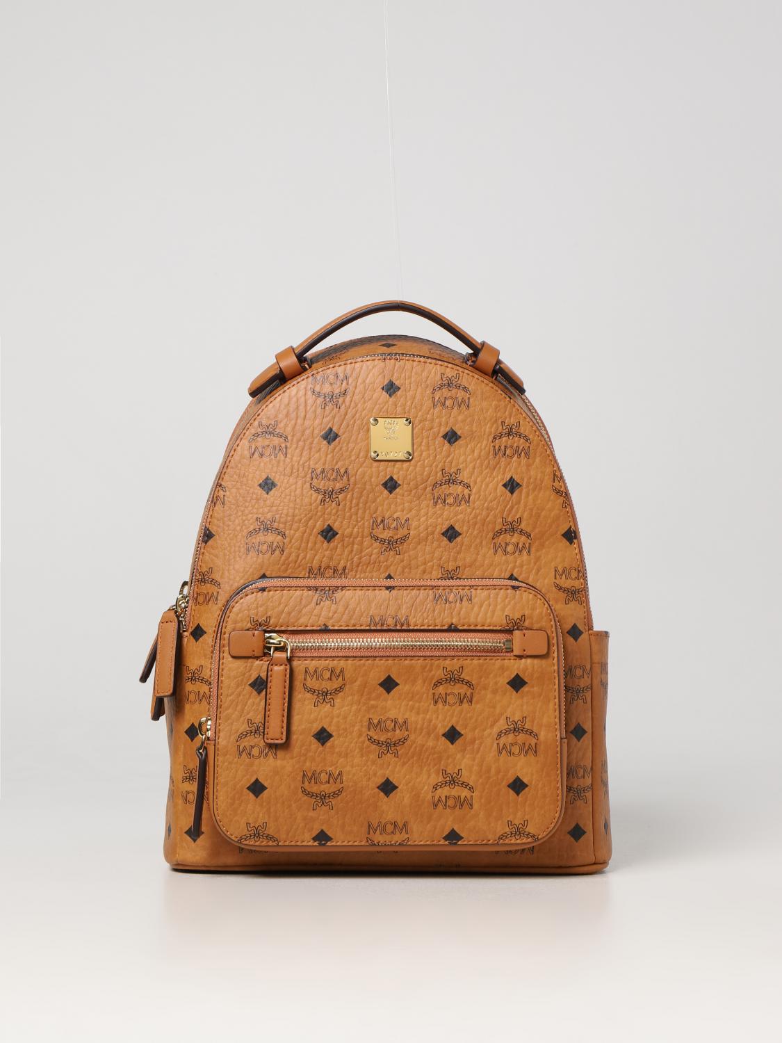 MCM BACKPACK: Backpack men Mcm, Copper Red - Img 1