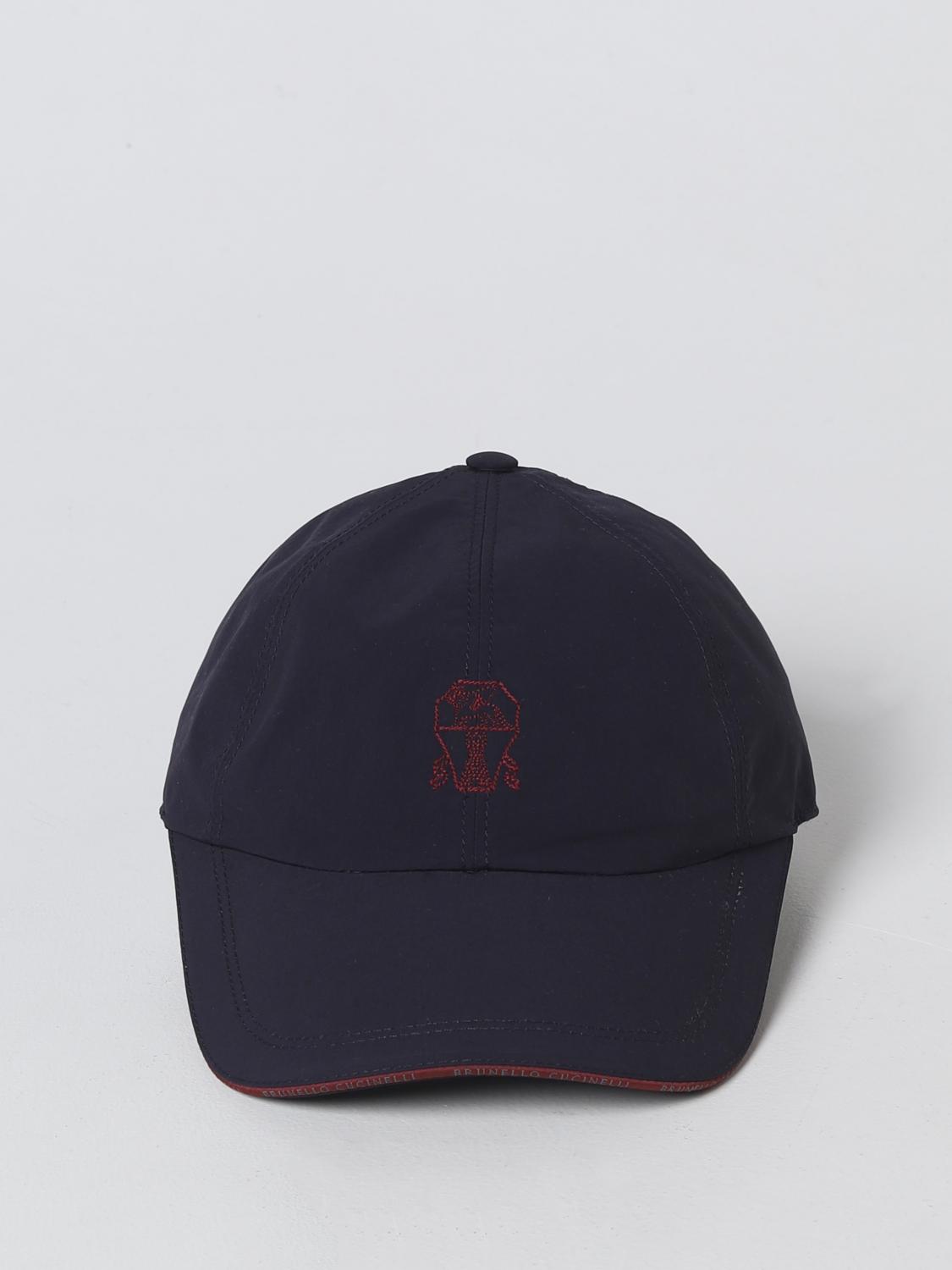 BRUNELLO CUCINELLI HAT: Brunello Cucinelli hat in nylon, Blue - Img 2