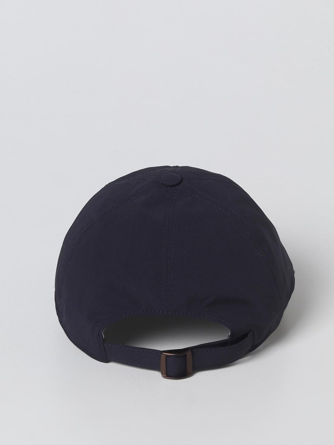 BRUNELLO CUCINELLI HAT: Brunello Cucinelli hat in nylon, Blue - Img 3