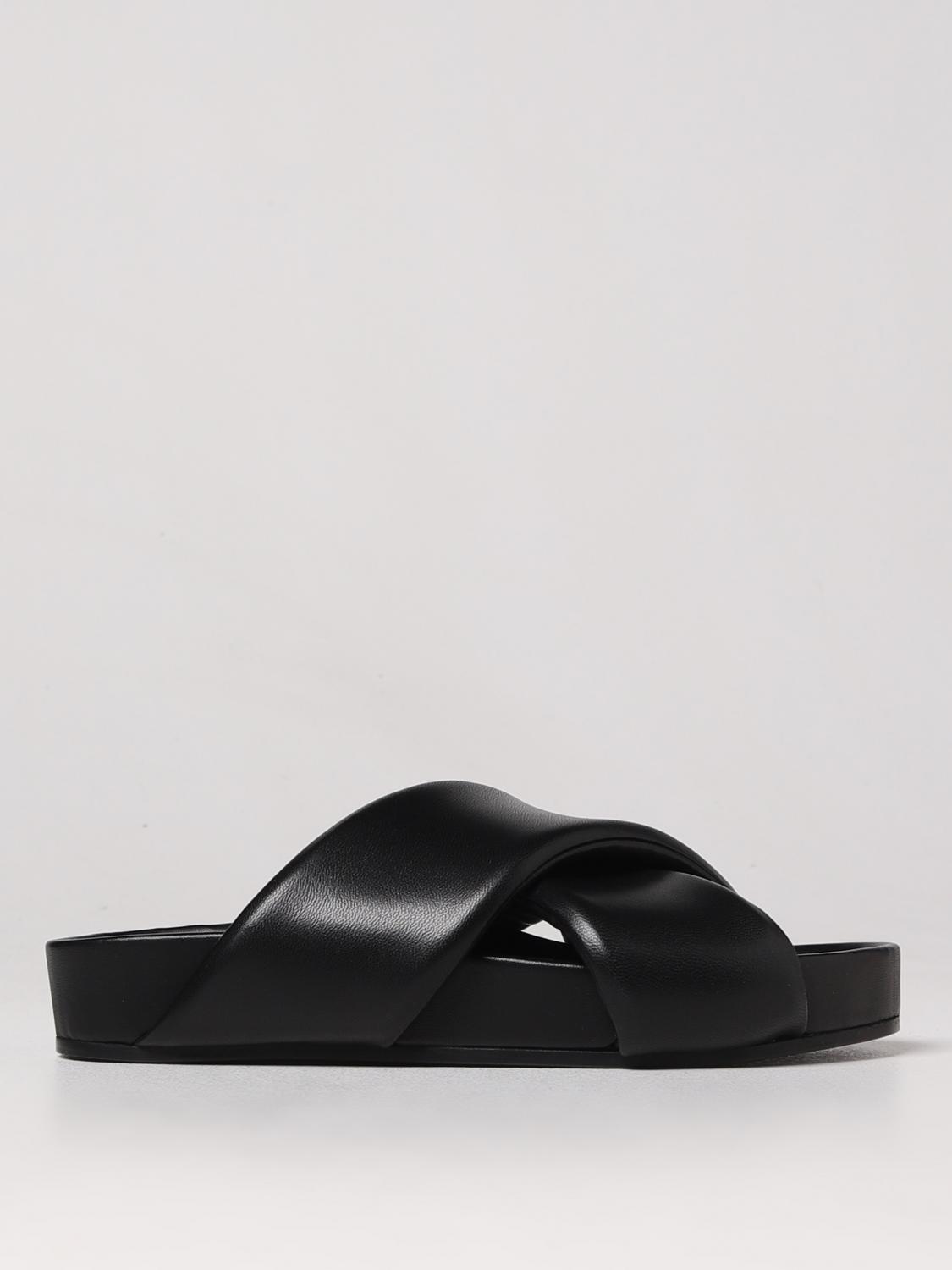 JIL SANDER SANDALI: Sandalo Jil Sander in nappa, Nero - Img 1