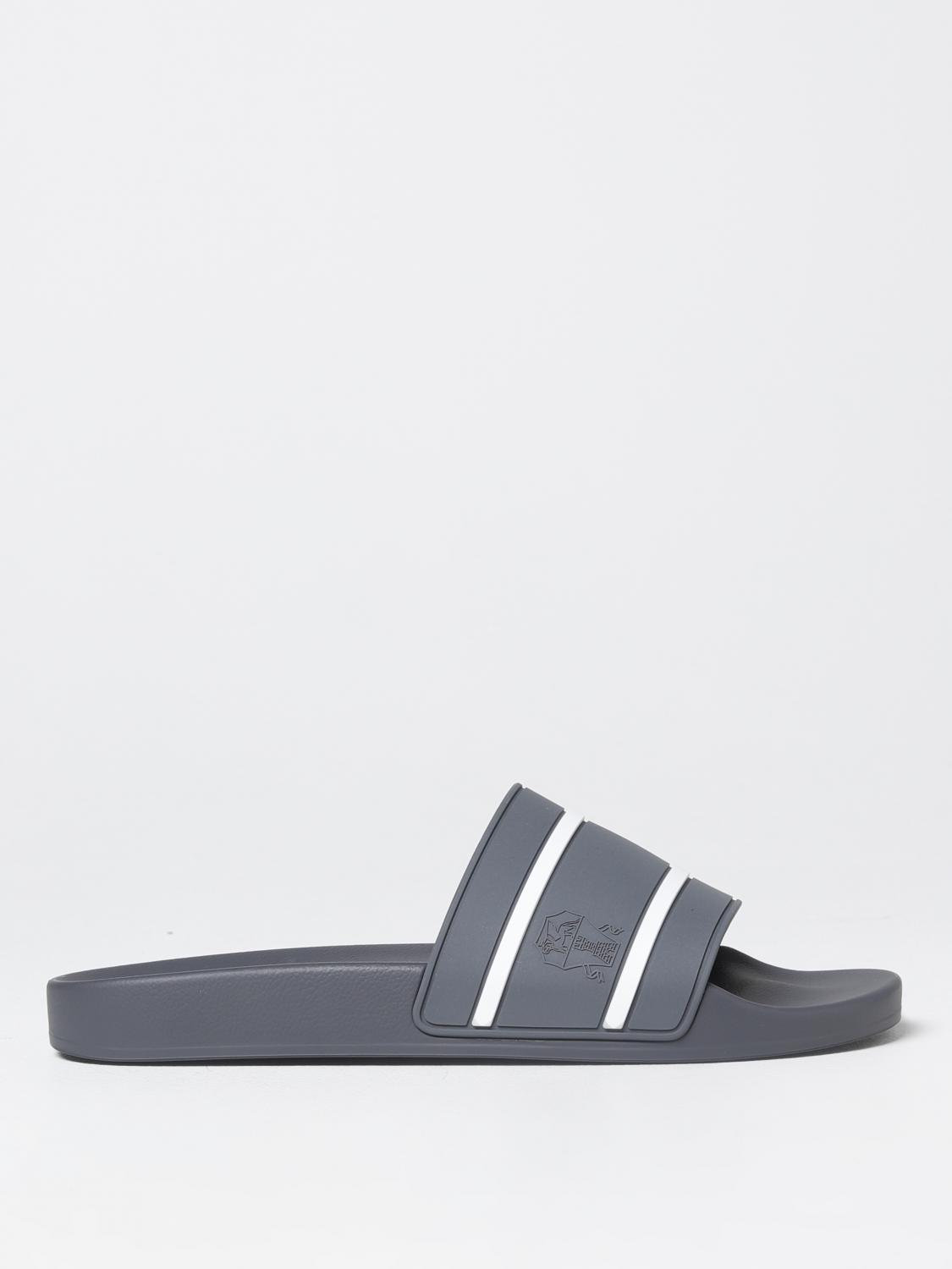 BRUNELLO CUCINELLI: rubber sliders - Grey | Brunello