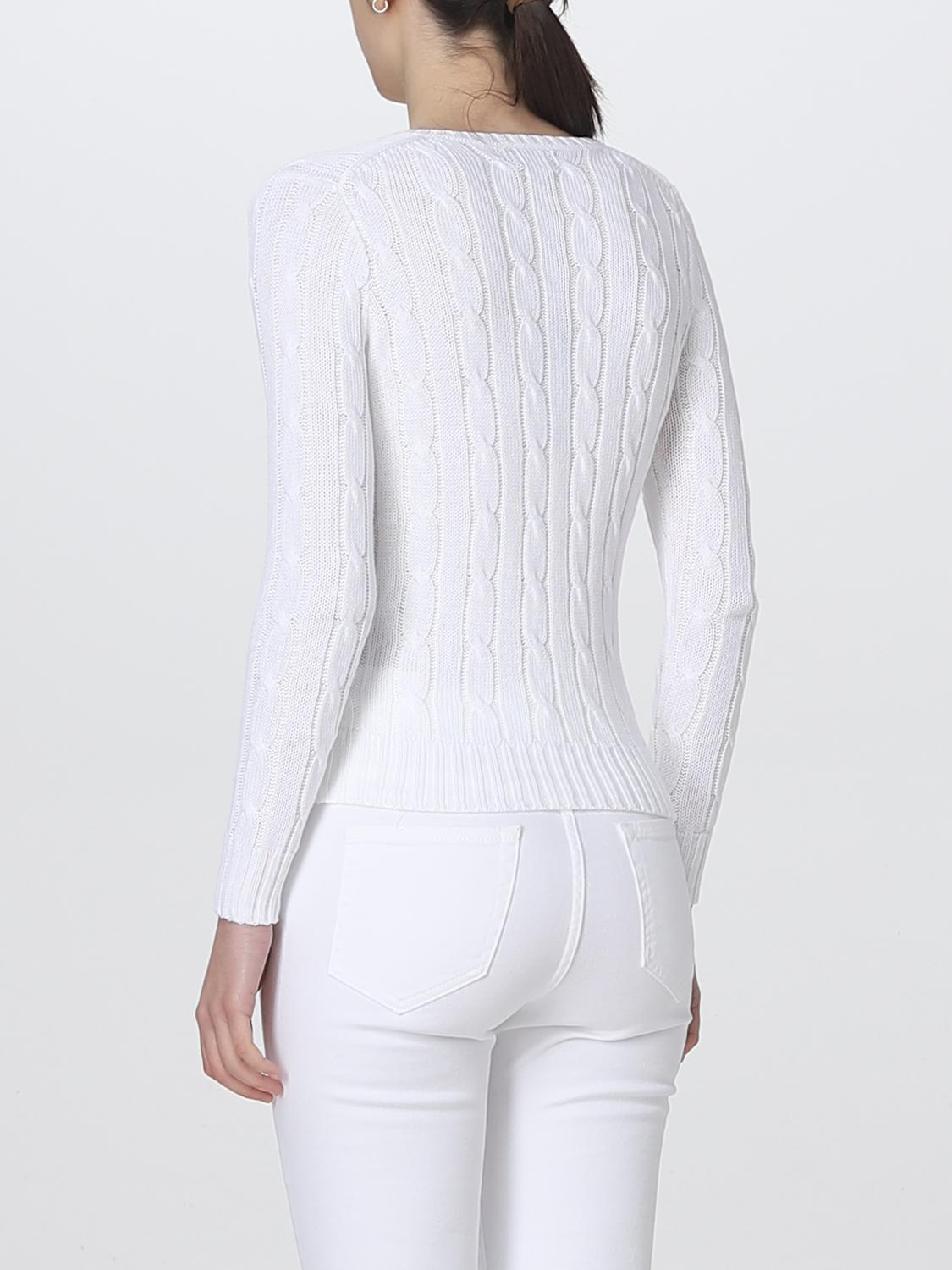 POLO RALPH LAUREN 毛衣: 毛衣 女士 Polo Ralph Lauren, 白色 - Img 2