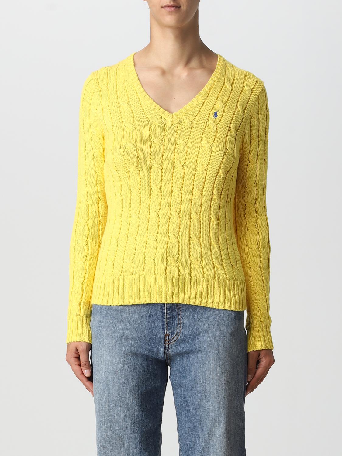 POLO RALPH LAUREN JERSEY: Jersey mujer Polo Ralph Lauren, Amarillo - Img 1