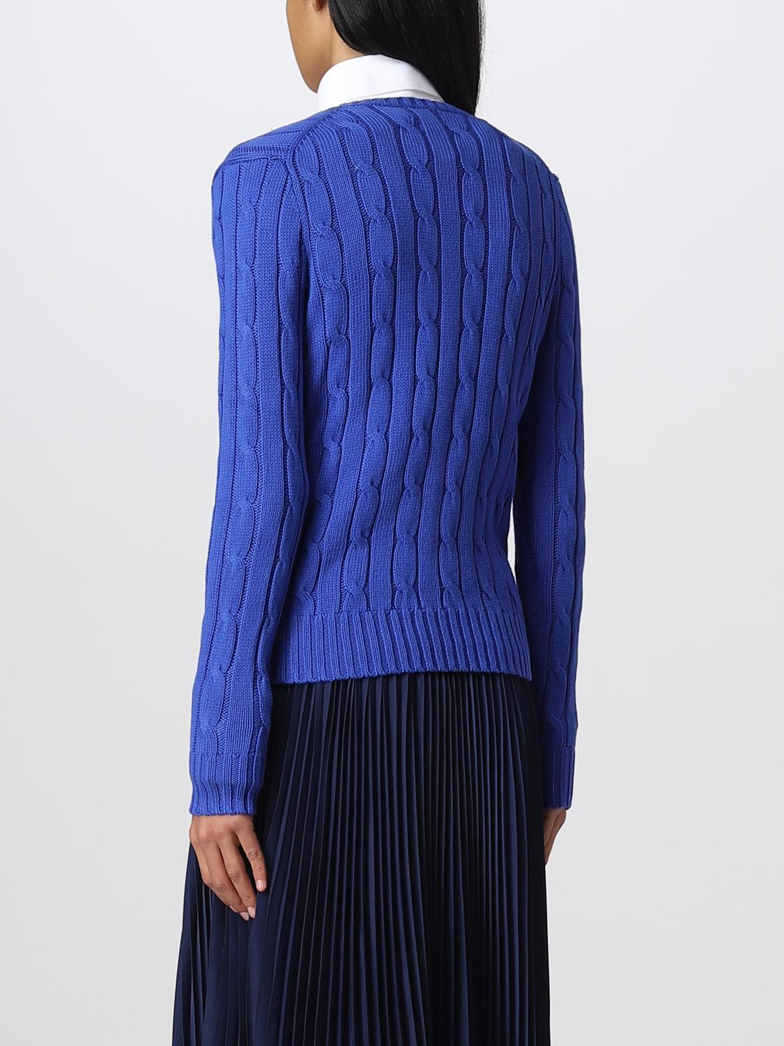 POLO RALPH LAUREN PULLOVER: Pullover damen Polo Ralph Lauren, Blau - Img 3