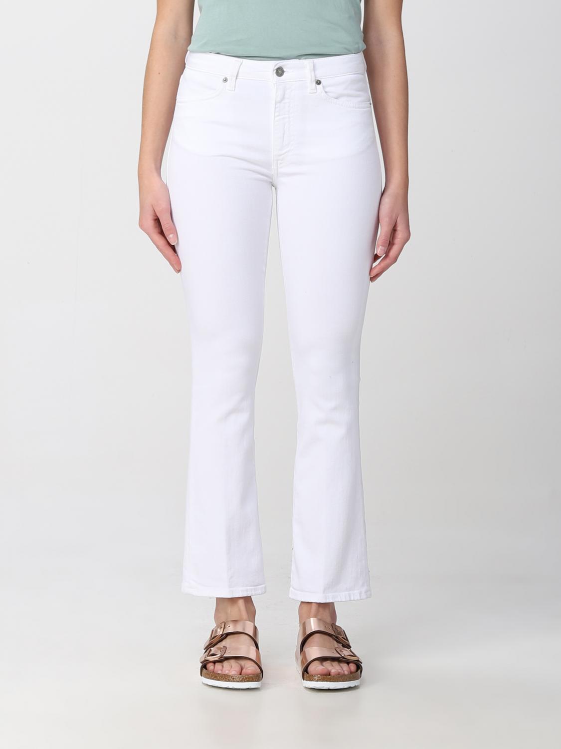 デニム・ジーパン DONDUP Woman Jeans White DP449BS0030DPTD 000 DONDUP: denim jeans - White | Dondup jeans DP449BS0030DPTD