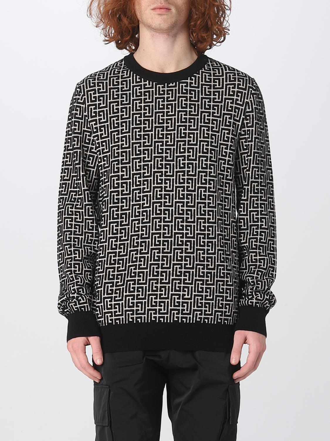 BALMAIN JERSEY: Sudadera hombre Balmain, Marfil - Img 1