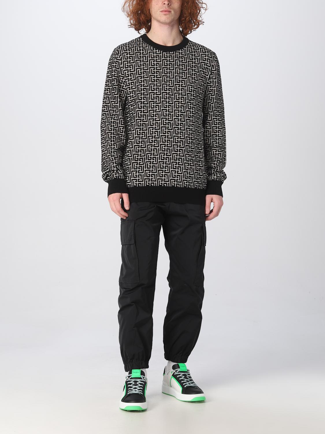 BALMAIN JERSEY: Sudadera hombre Balmain, Marfil - Img 2