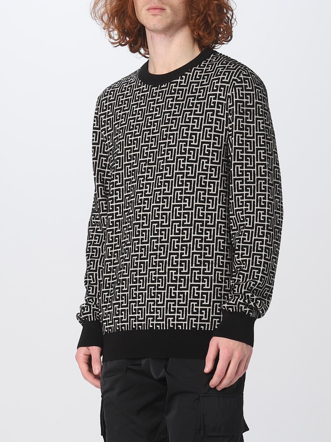 BALMAIN JERSEY: Sudadera hombre Balmain, Marfil - Img 4