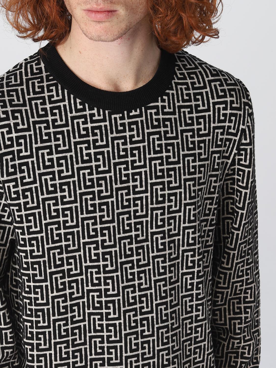 BALMAIN JERSEY: Sudadera hombre Balmain, Marfil - Img 5