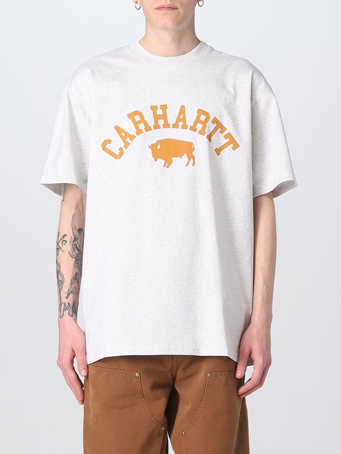 Carhartt Wip - Man - White - T-Shirts and Top