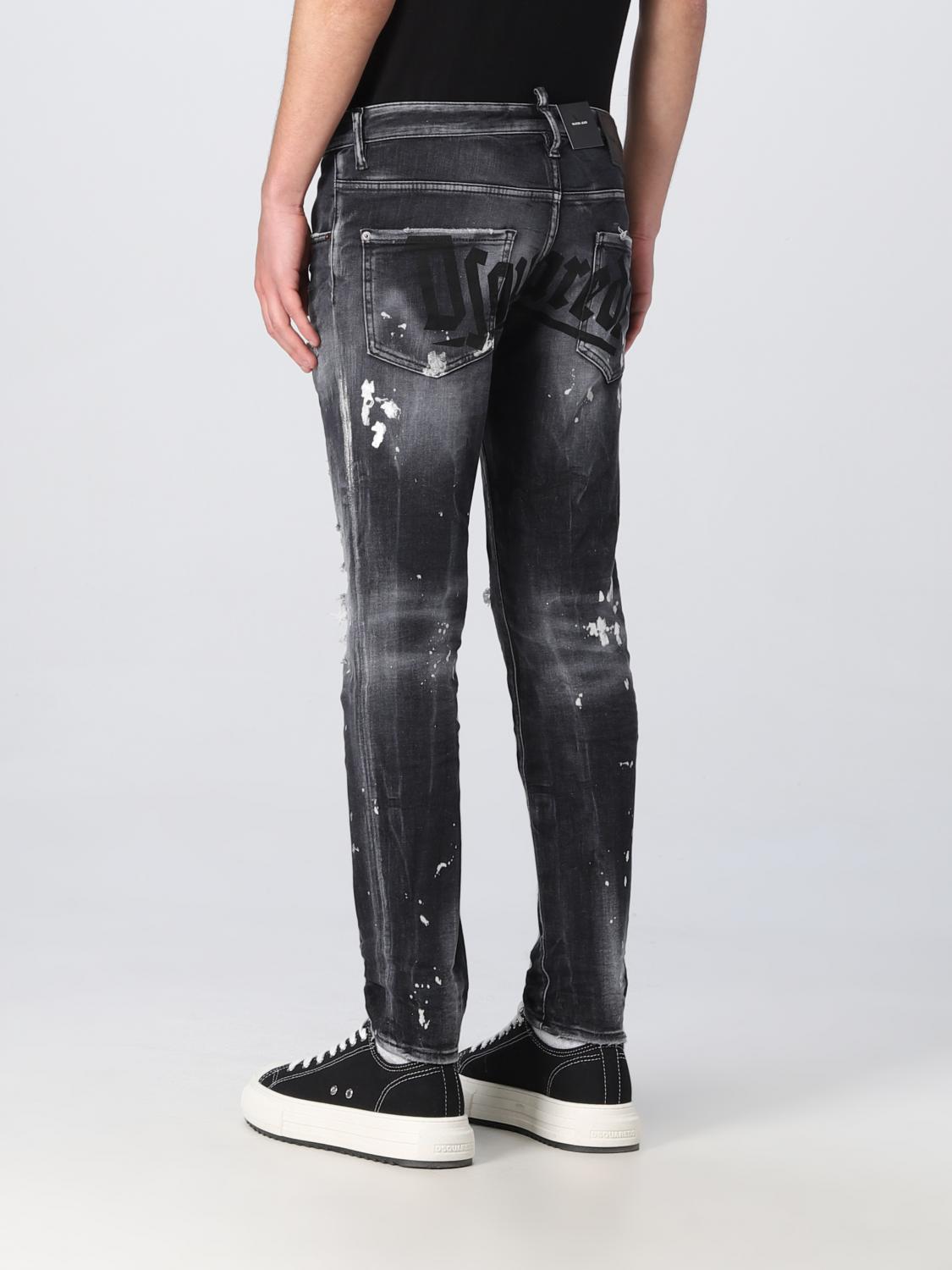 DSQUARED2 JEANS: Jeans hombre Dsquared2, Negro - Img 3