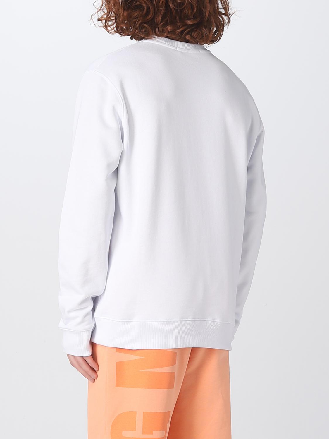 MSGM SWEATSHIRT: Pullover herren MSGM, Weiß - Img 3