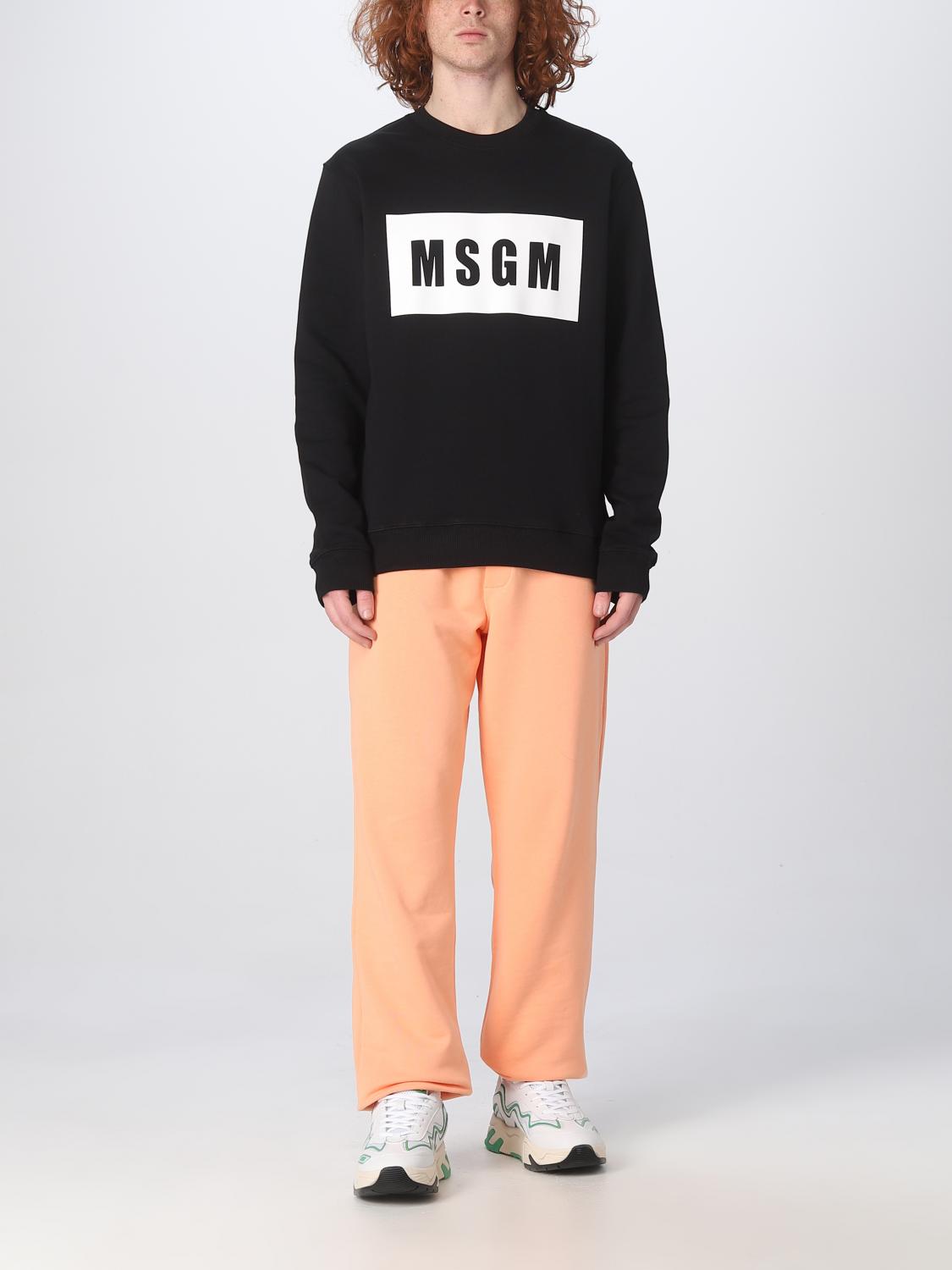 MSGM SWEATSHIRT: Pullover herren MSGM, Schwarz - Img 2