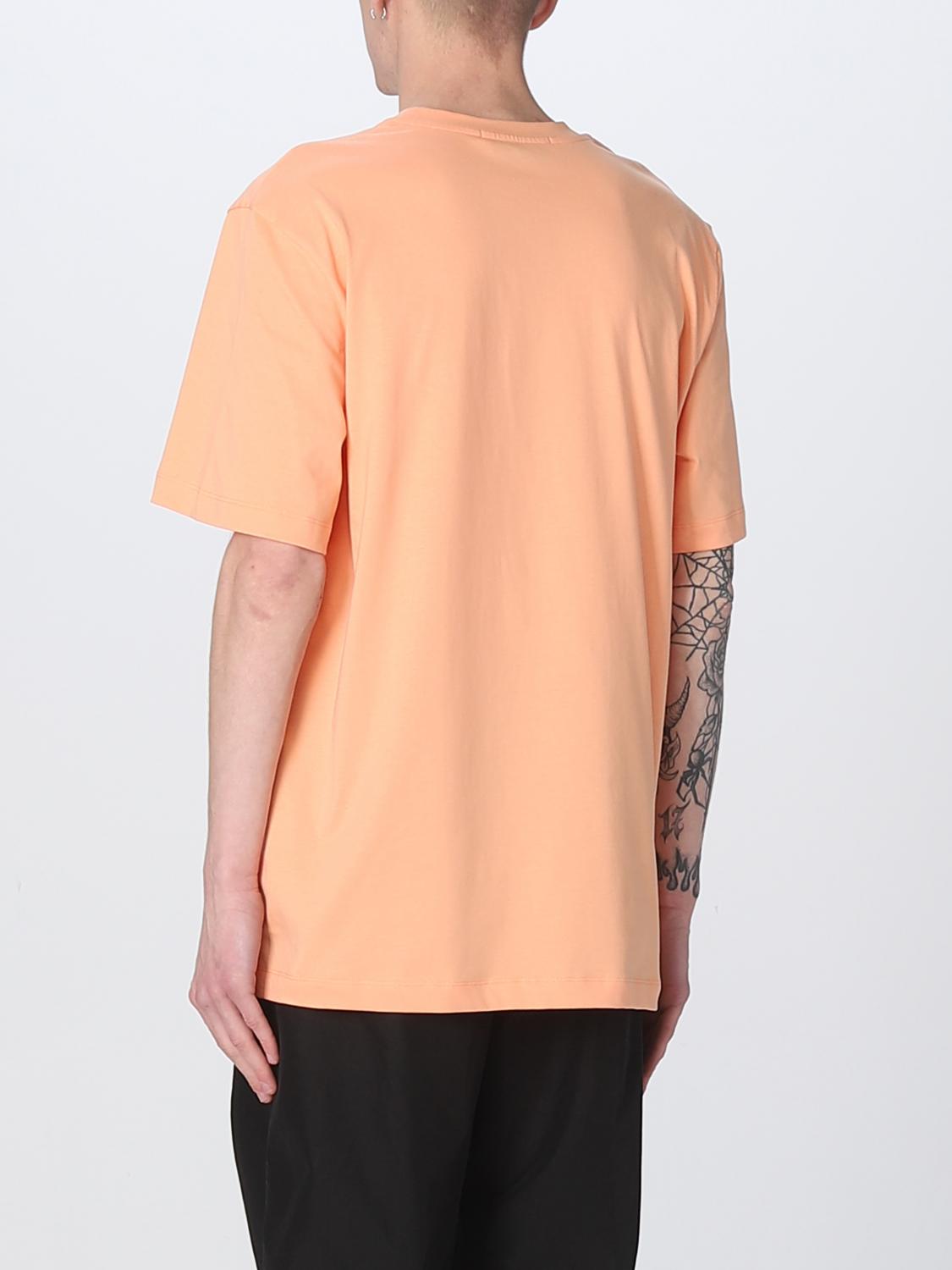 MSGM T-SHIRT: MSGM cotton t-shirt, Orange - Img 3