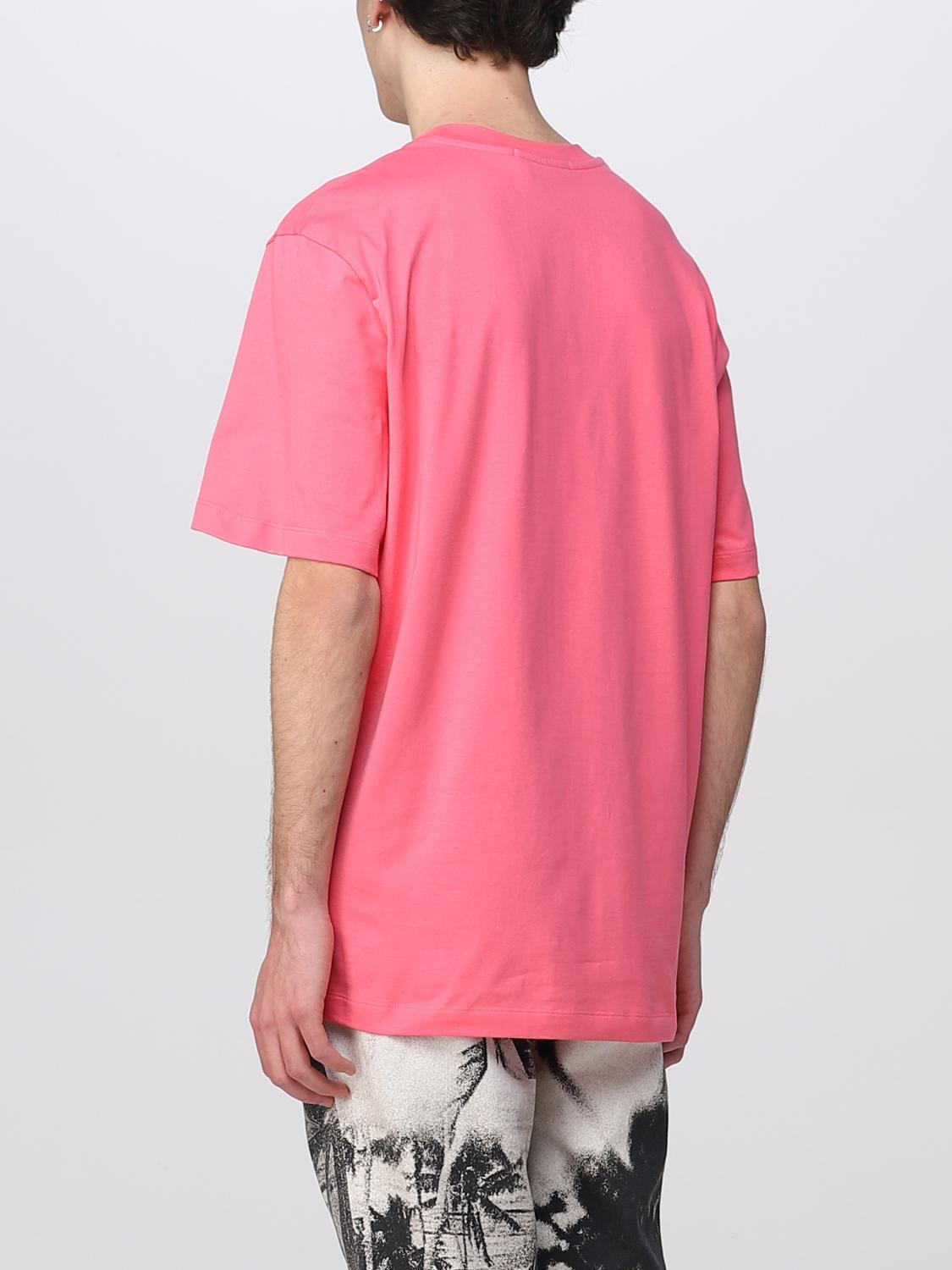 MSGM T-SHIRT: MSGM cotton t-shirt, Fuchsia - Img 3