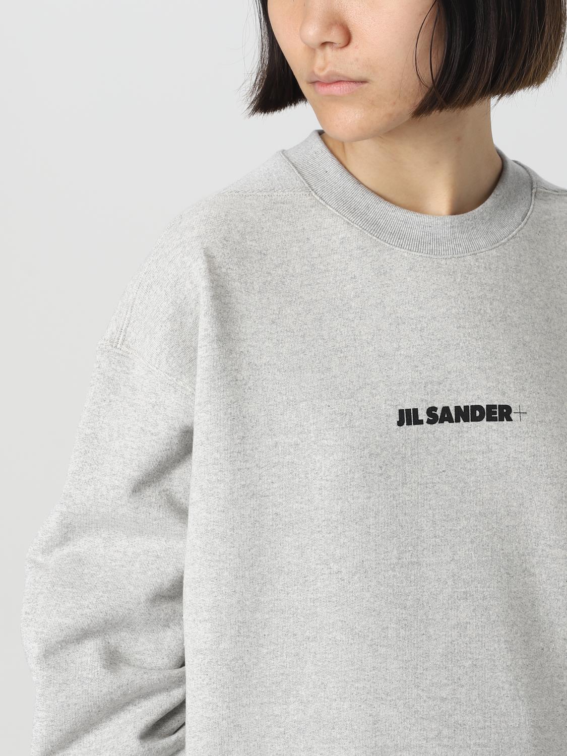 JIL SANDER FELPA: Felpa Jil Sander in cotone, Grigio - Img 5