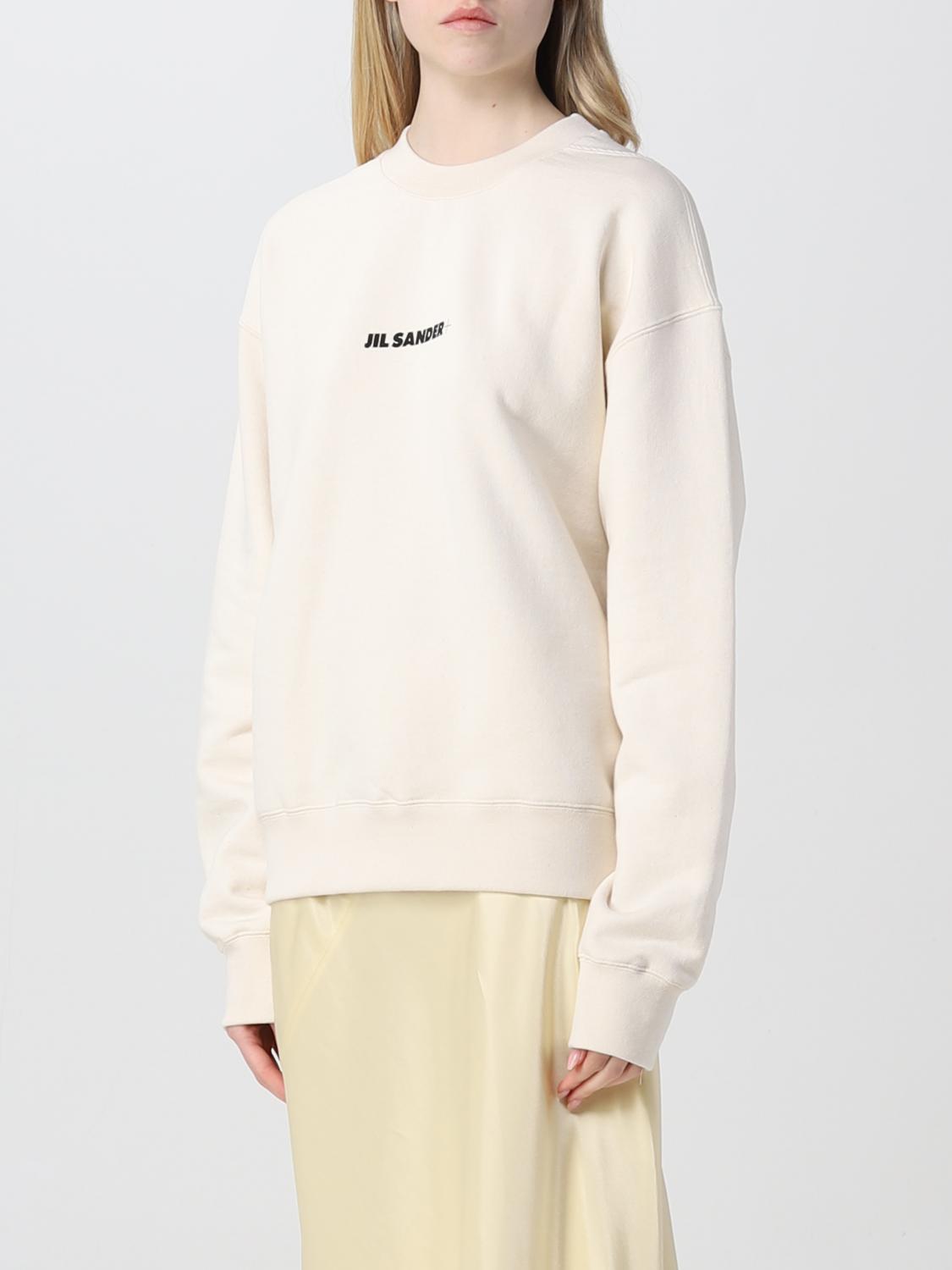 JIL SANDER SWEATSHIRT: Sweatshirt woman Jil Sander, Ivory - Img 4