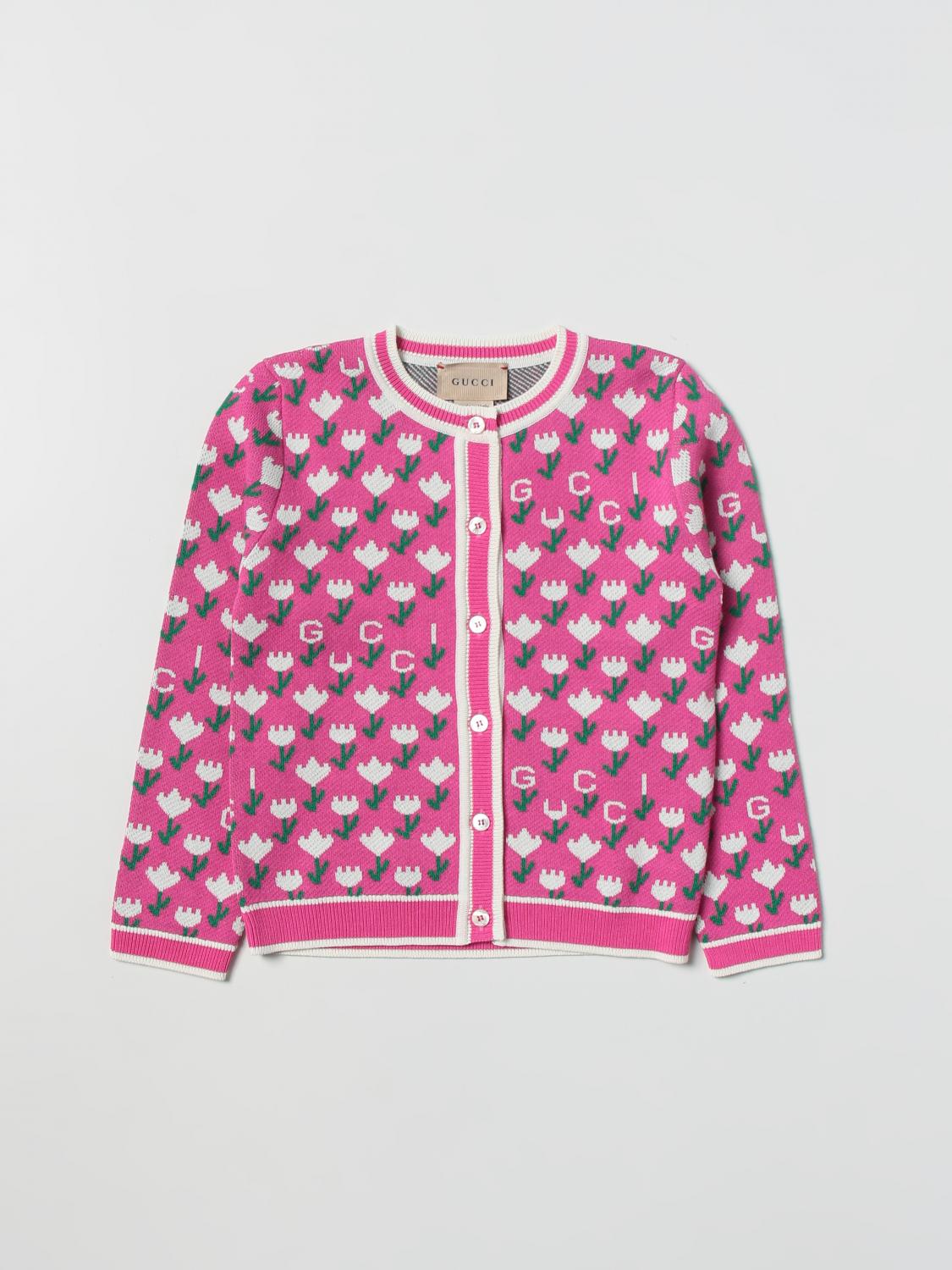GUCCI PULLOVER: Pullover kinder Gucci, Fuchsia - Img 1