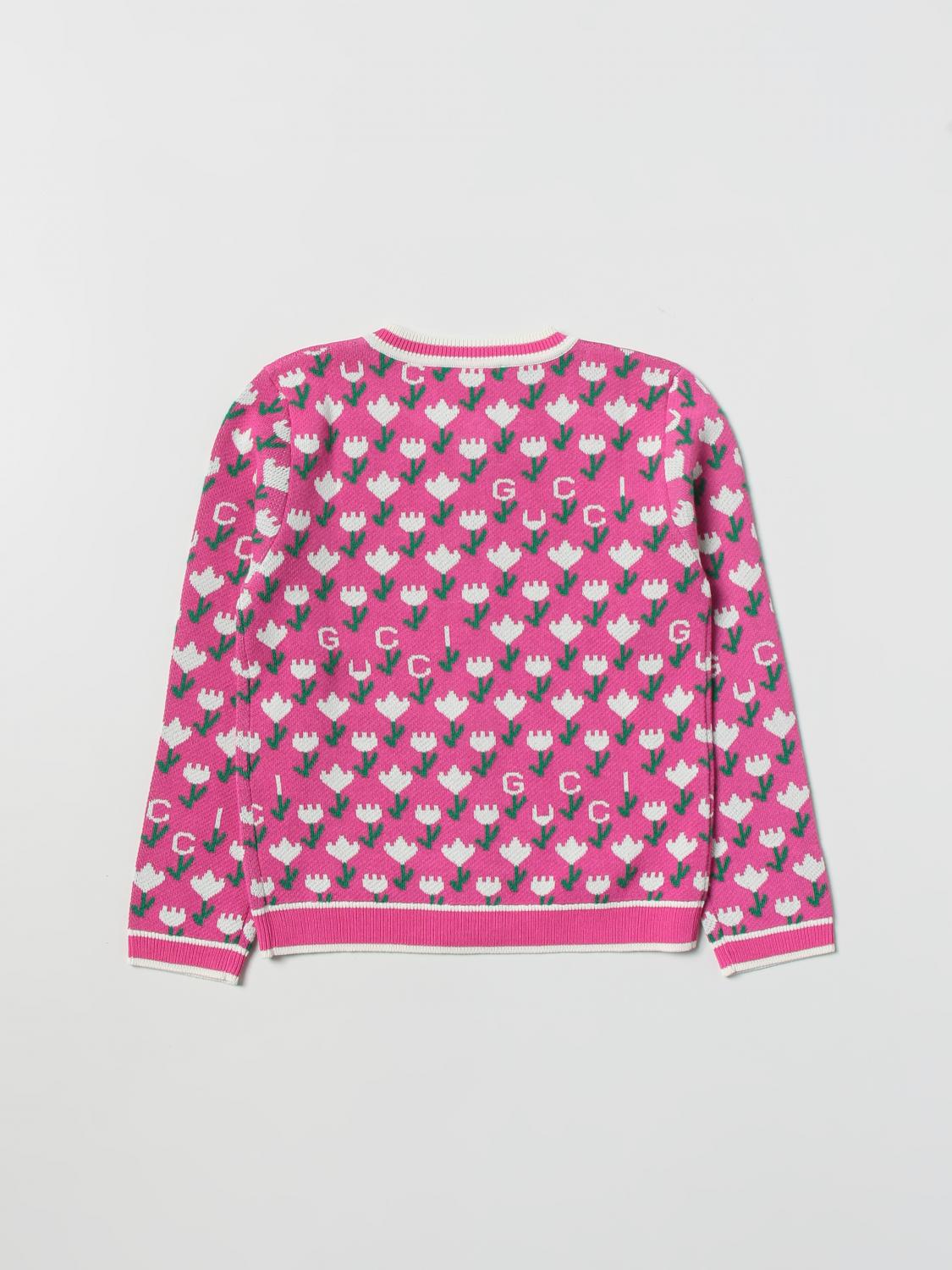 GUCCI PULLOVER: Pullover kinder Gucci, Fuchsia - Img 2