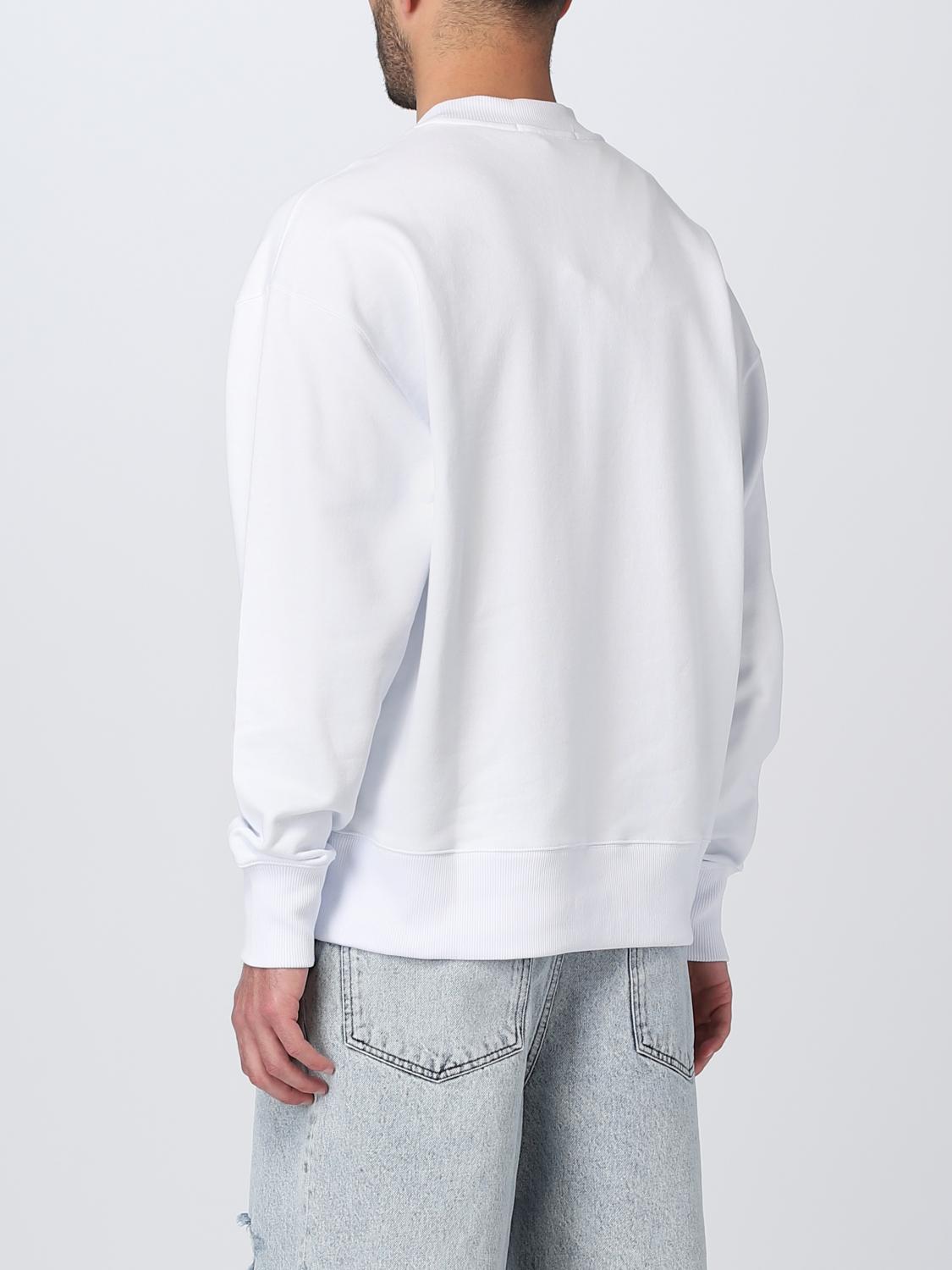 MSGM SWEATSHIRT: Pull homme MSGM, Blanc - Img 3