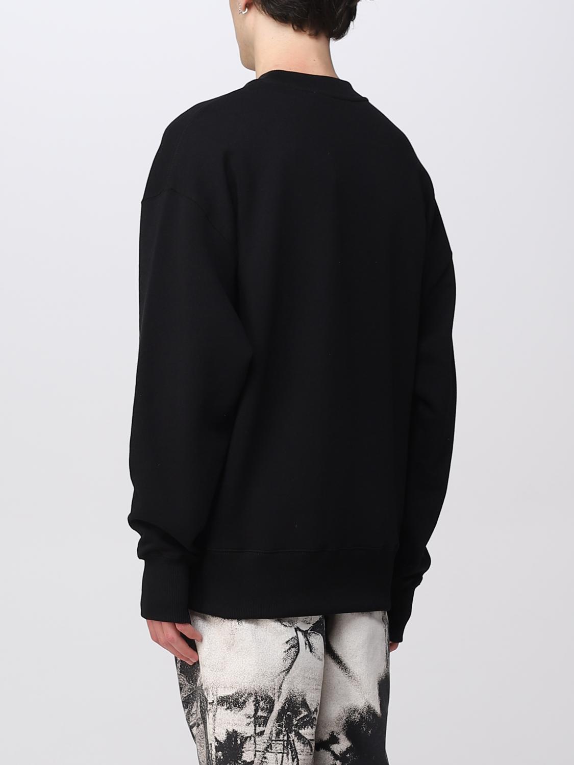MSGM SWEATSHIRT: Pullover herren MSGM, Schwarz - Img 3
