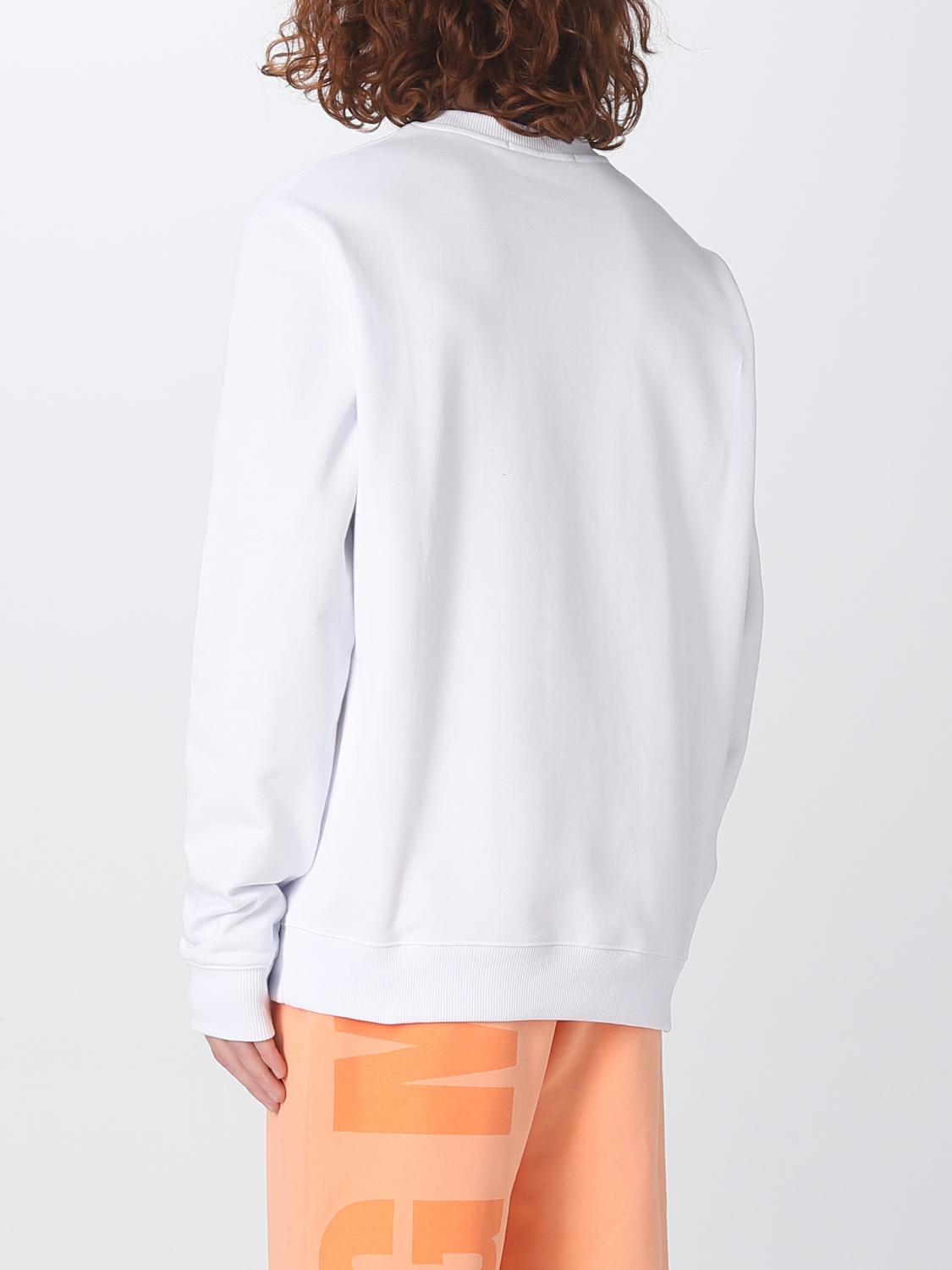 MSGM SWEATSHIRT: Pull homme MSGM, Blanc - Img 3