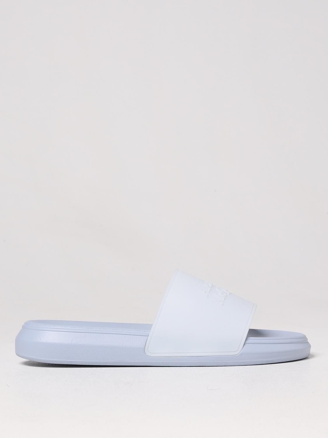 サンダル Alexander McQueen 735885 W4VX1 TRANSPARENT-DESIGN Sandals ALEXANDER MCQUEEN: rubber slides - Blue | Alexander McQueen