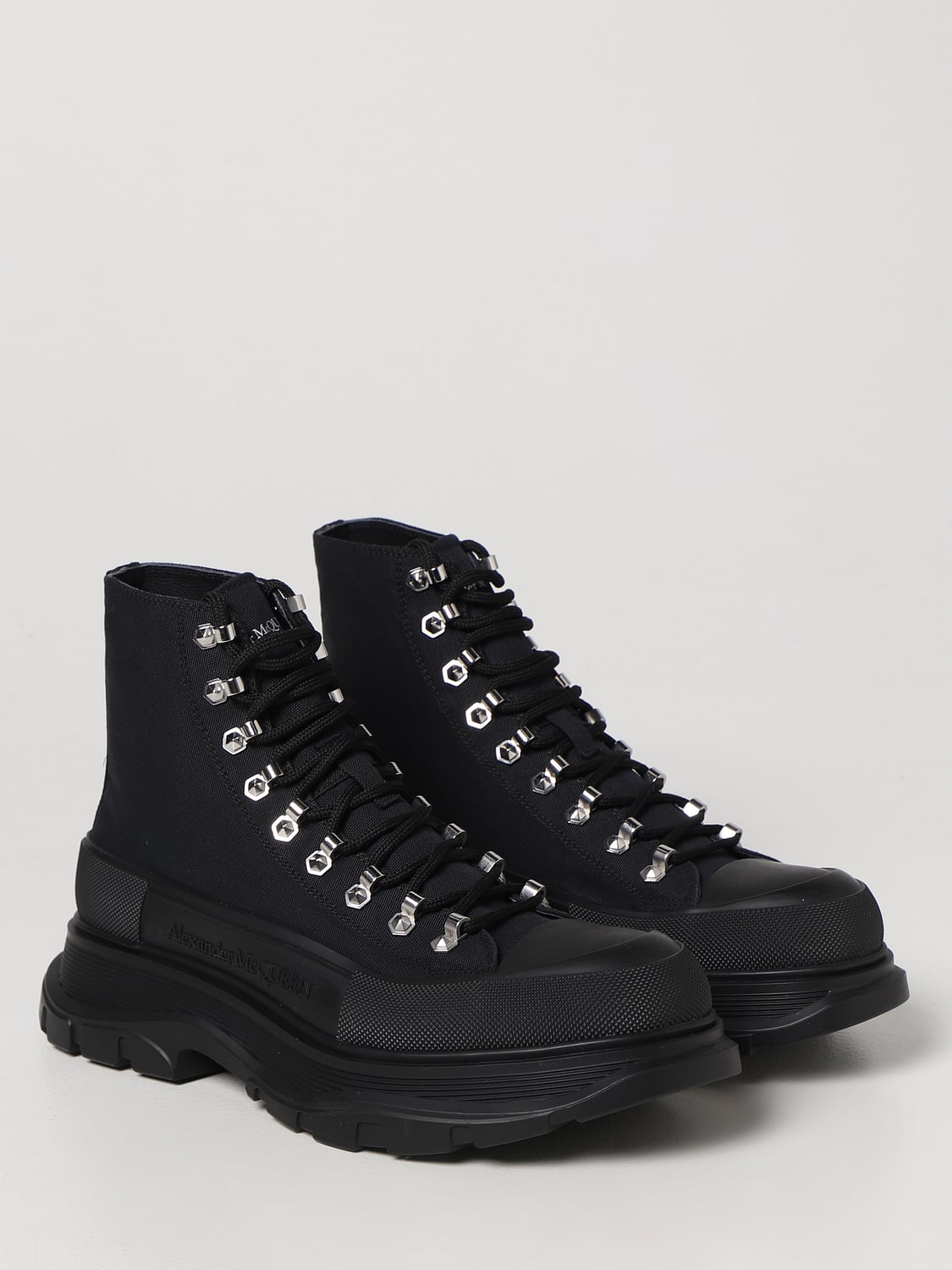 MCQUEEN BOTTINE: Bottines homme McQueen, Noir - Img 2