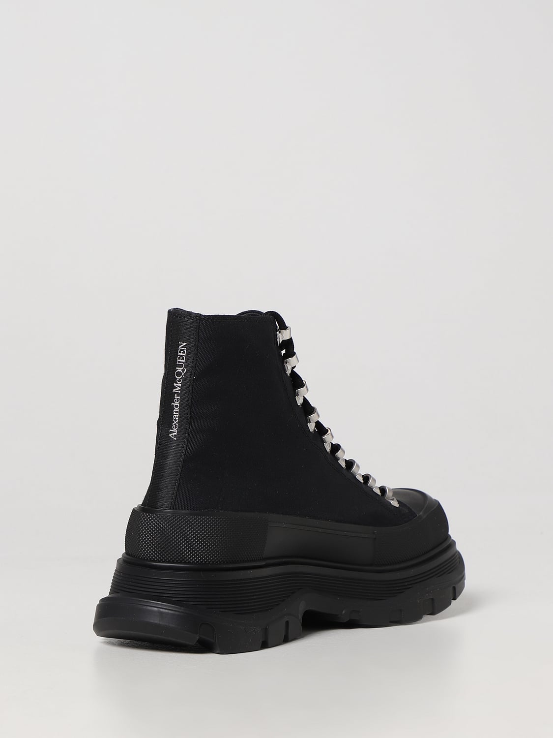 MCQUEEN BOTTINE: Bottines homme McQueen, Noir - Img 3