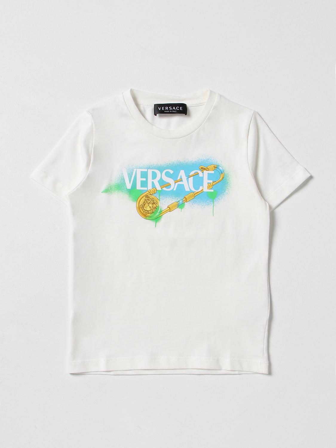 VERSACE T-SHIRT: Top kinder Versace Young, Weiss 1 - Img 1