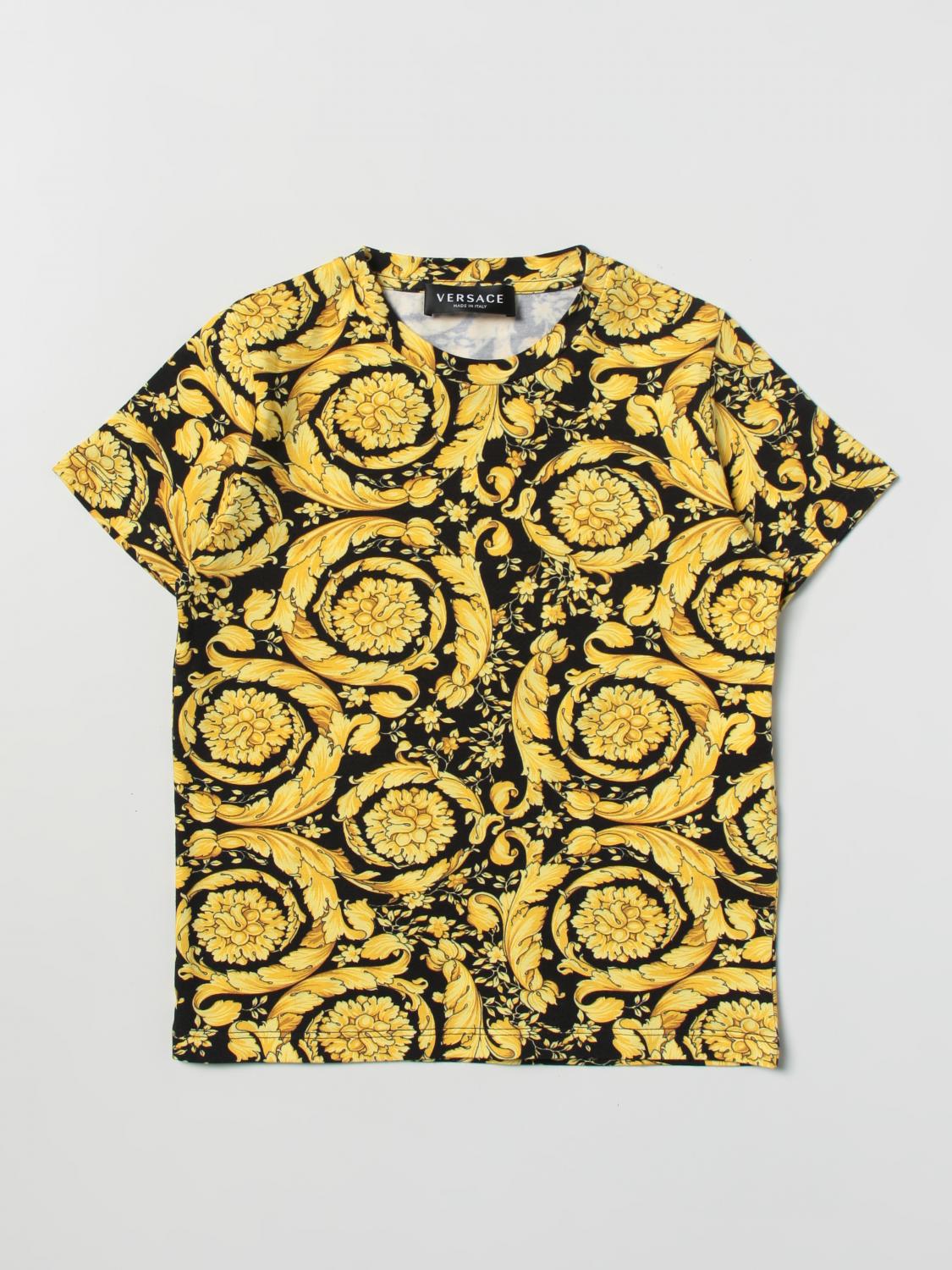 VERSACE T-SHIRT: Top kinder Versace Young, Schwarz - Img 1