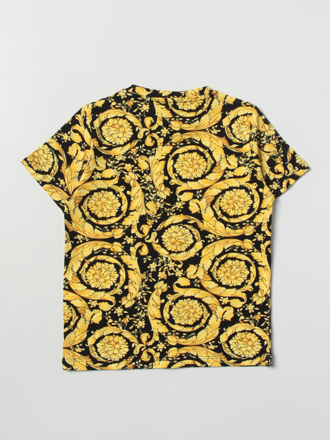 VERSACE T-SHIRT: Top kinder Versace Young, Schwarz - Img 2