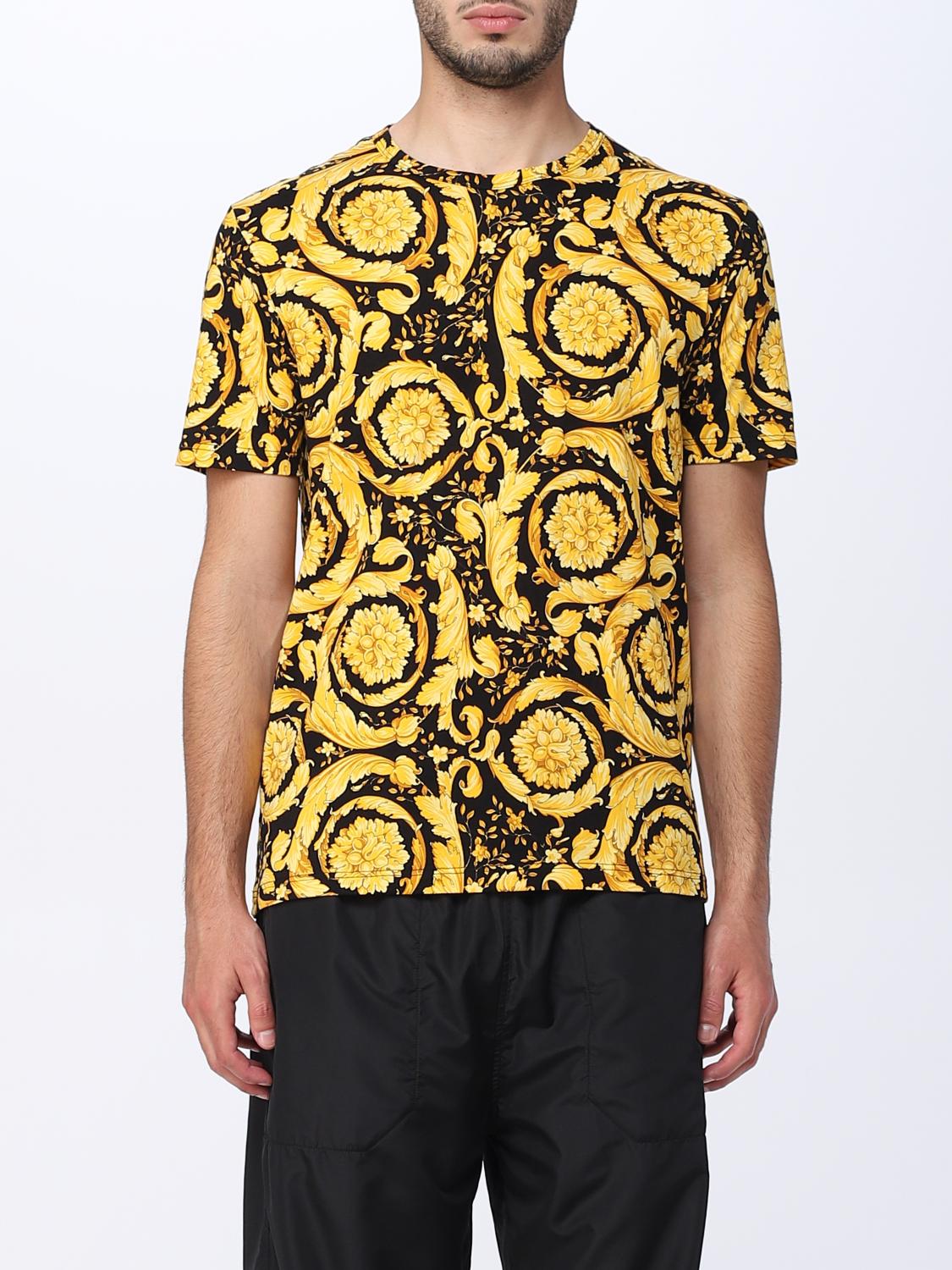 VERSACE T-SHIRT: T-shirt men Versace, Black - Img 1