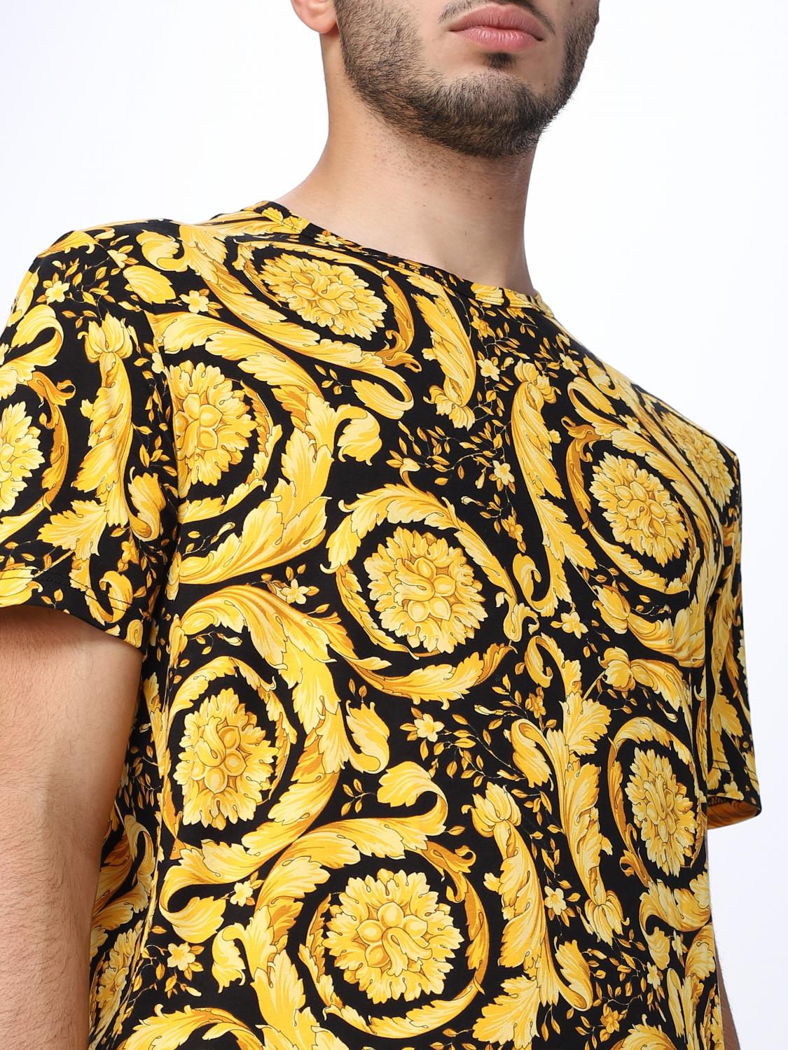 VERSACE T-SHIRT: T-shirt men Versace, Black - Img 5