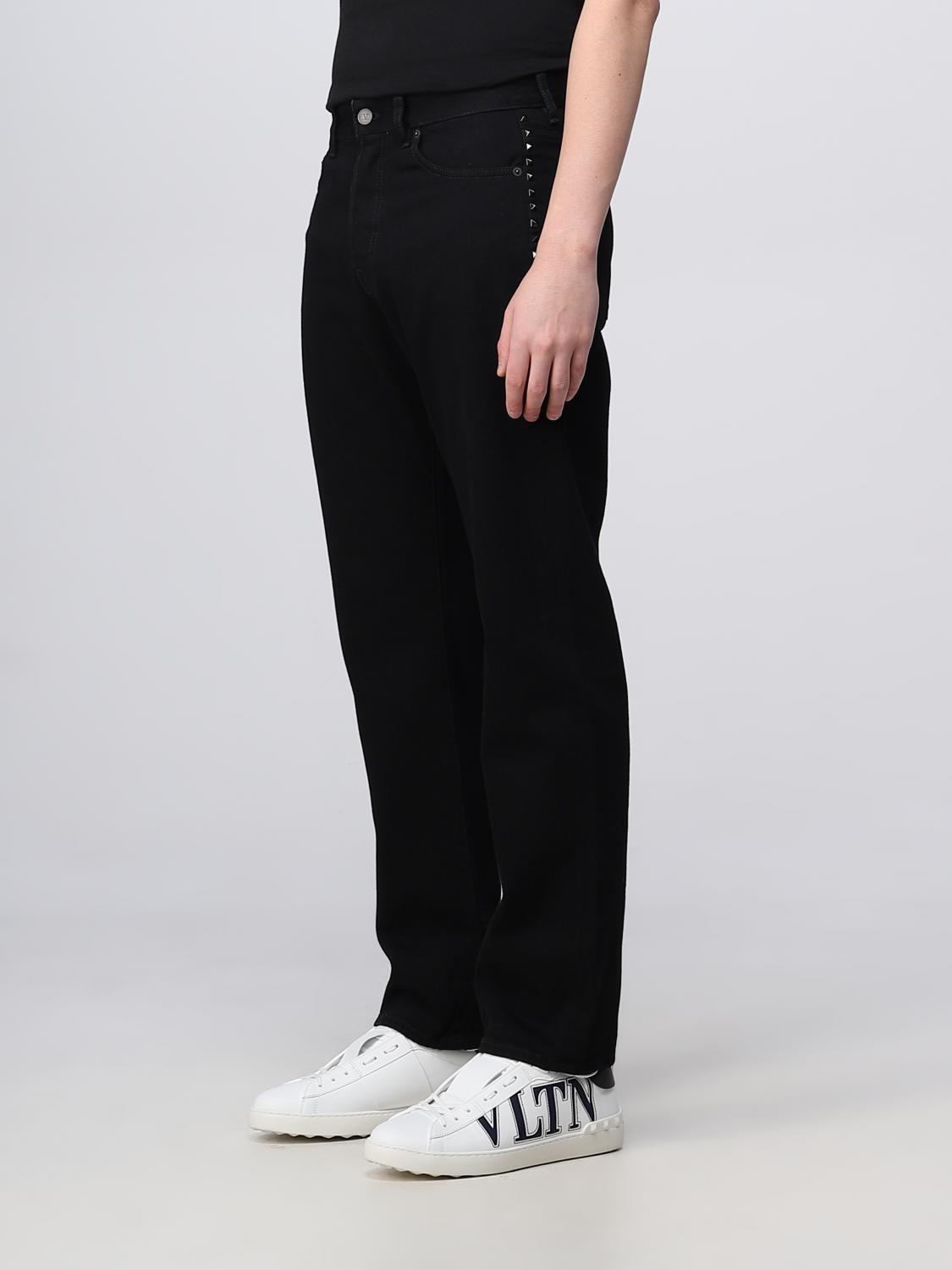 VALENTINO JEANS: Jeans men Valentino, Black - Img 4
