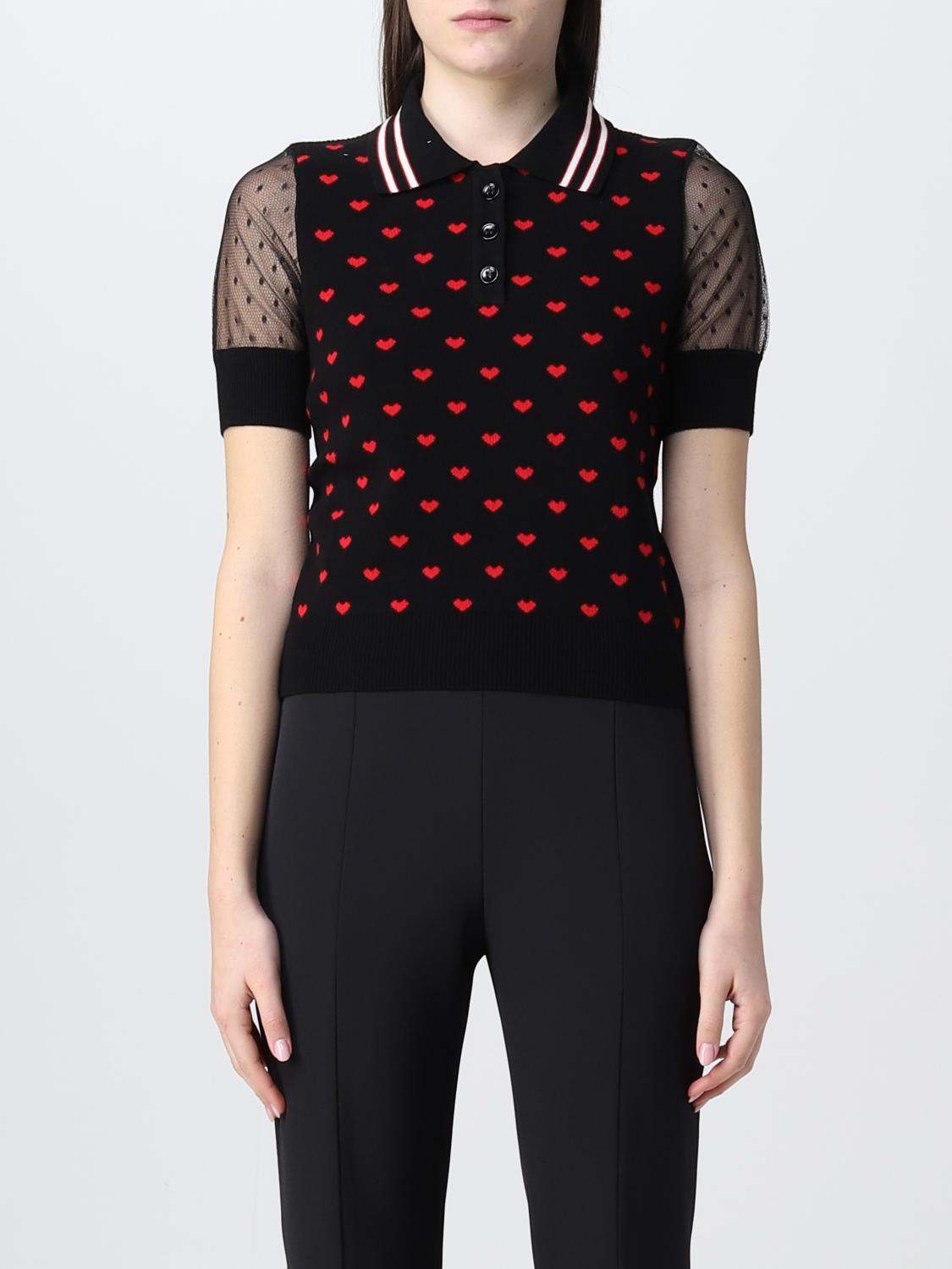 RED VALENTINO POLO: Polo mujer Red Valentino, Negro - Img 1
