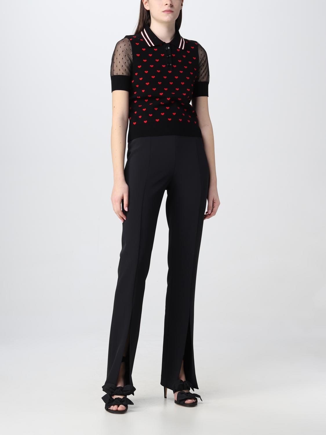 RED VALENTINO POLO: Polo mujer Red Valentino, Negro - Img 2