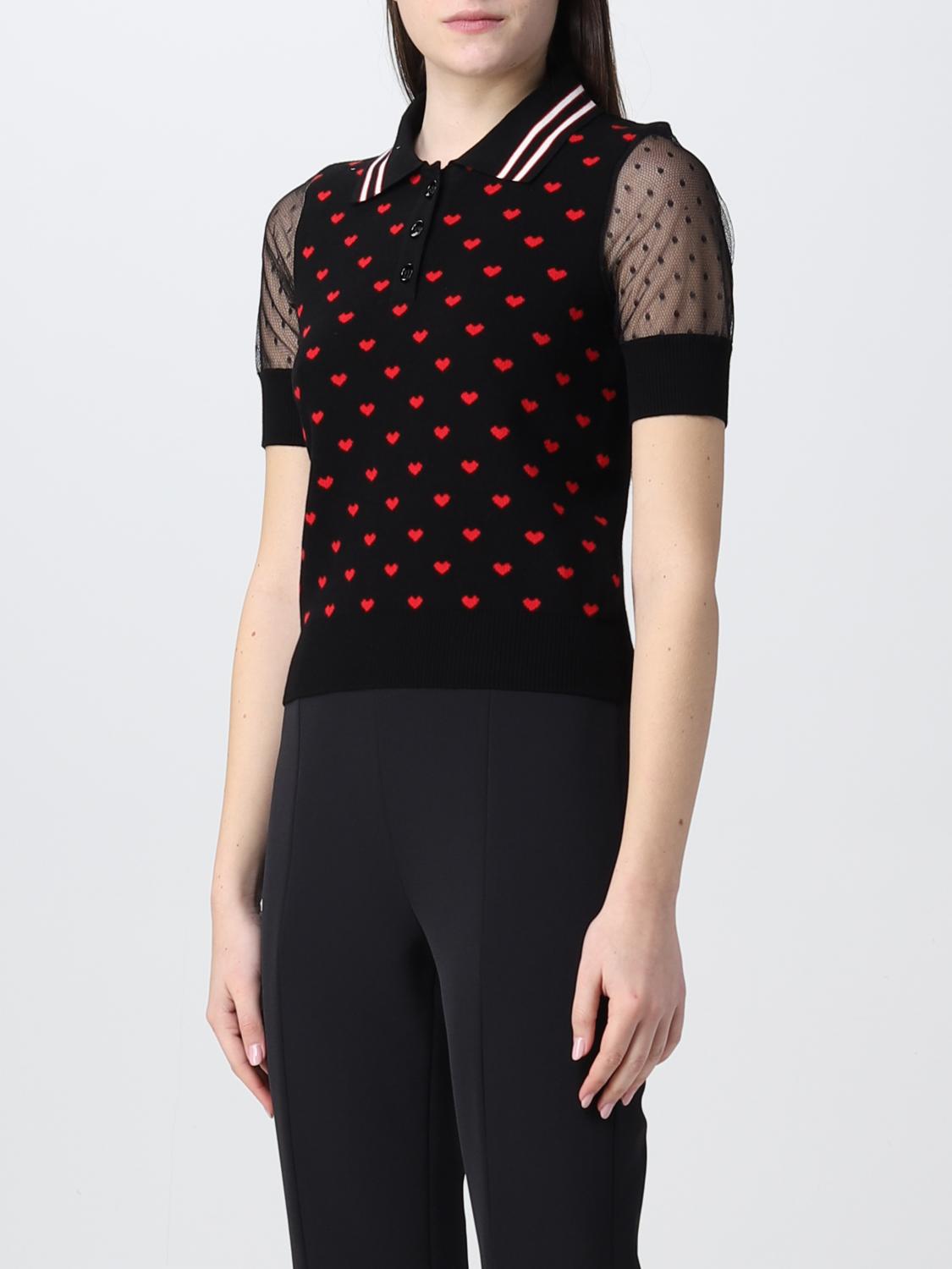 RED VALENTINO POLO: Polo mujer Red Valentino, Negro - Img 4