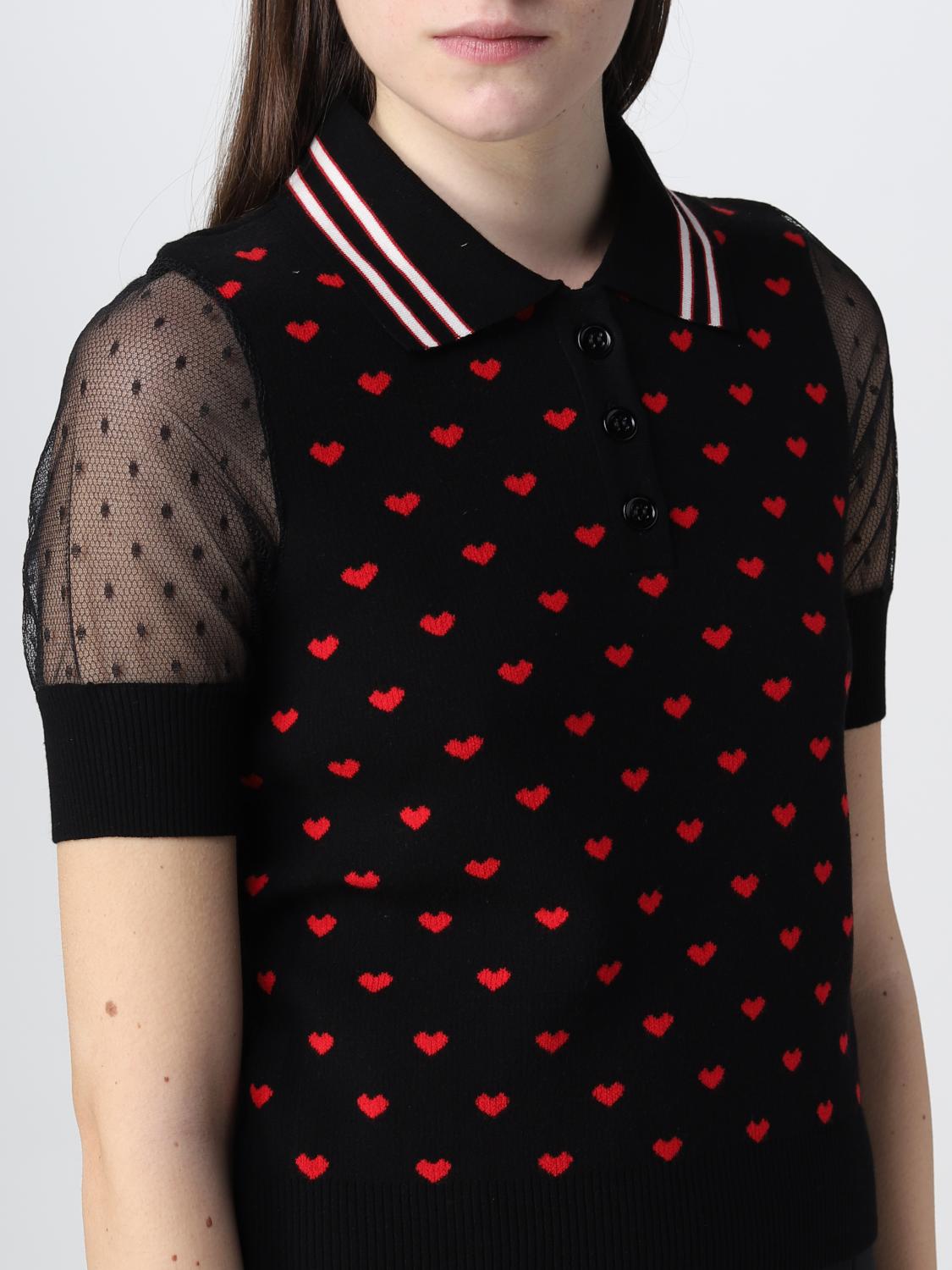 RED VALENTINO POLO: Polo mujer Red Valentino, Negro - Img 5